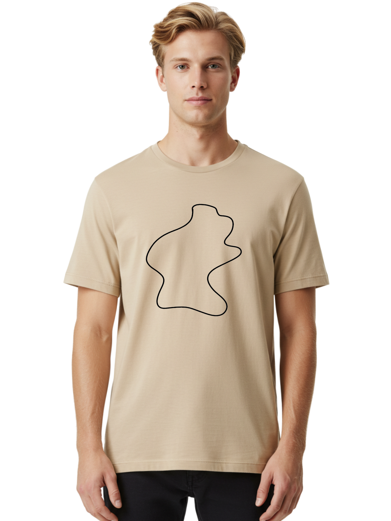 simple line art, minimalist design, geometric shape, abstract form, fluid outline, creative expression, modern art