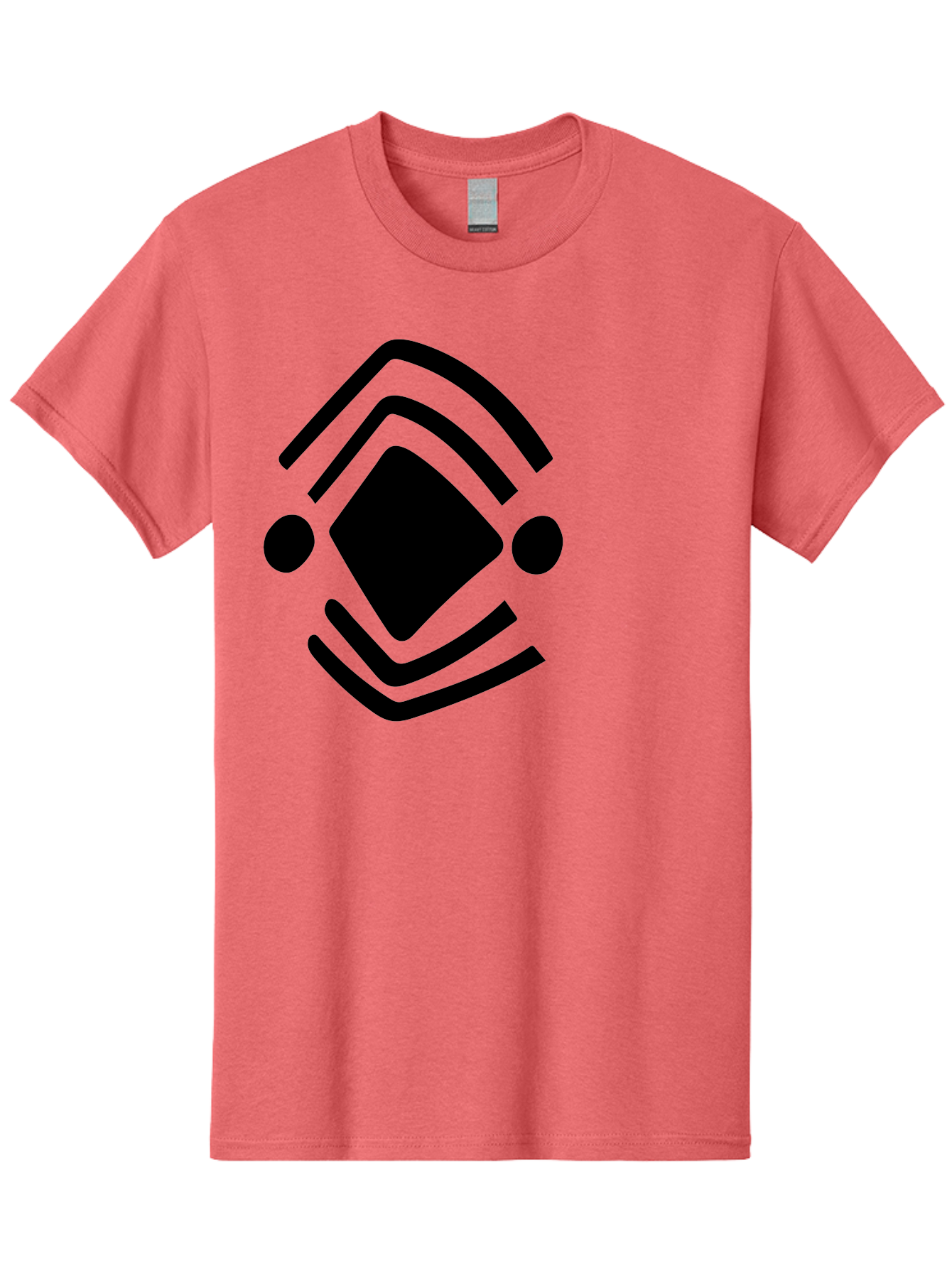 Krita-Logo Men'S Graphic Tee, 100% Cotton, Comfortable Casual Summer Wear, Machine Washable, Diamond Shape, Abstract Logo, Minimalist Design, Simple Shapes, Modern Icon, Geometric Pattern, Stylized Graphic - Aaa441