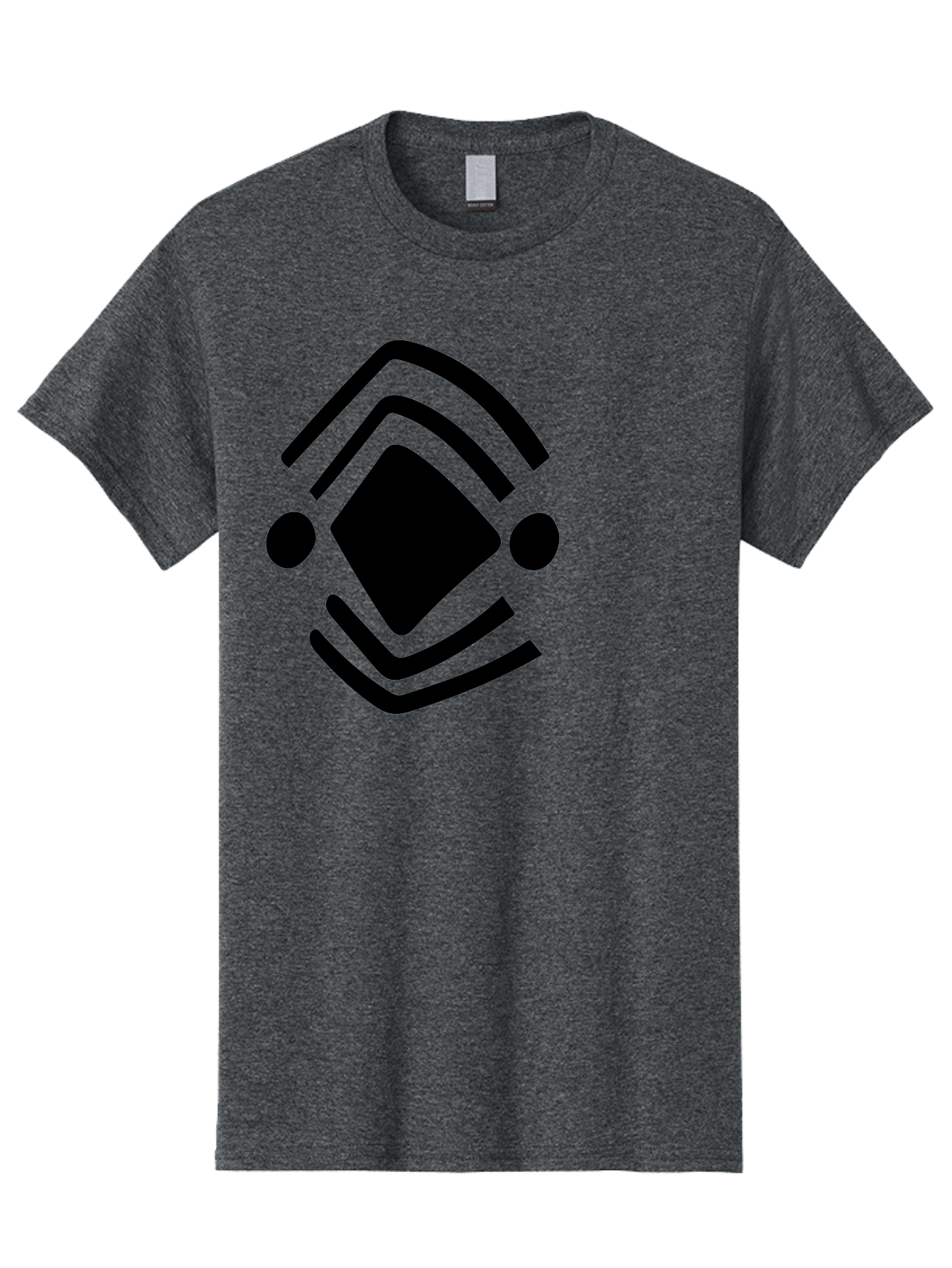 Krita-Logo Men'S Graphic Tee, 100% Cotton, Comfortable Casual Summer Wear, Machine Washable, Diamond Shape, Abstract Logo, Minimalist Design, Simple Shapes, Modern Icon, Geometric Pattern, Stylized Graphic - Aaa441