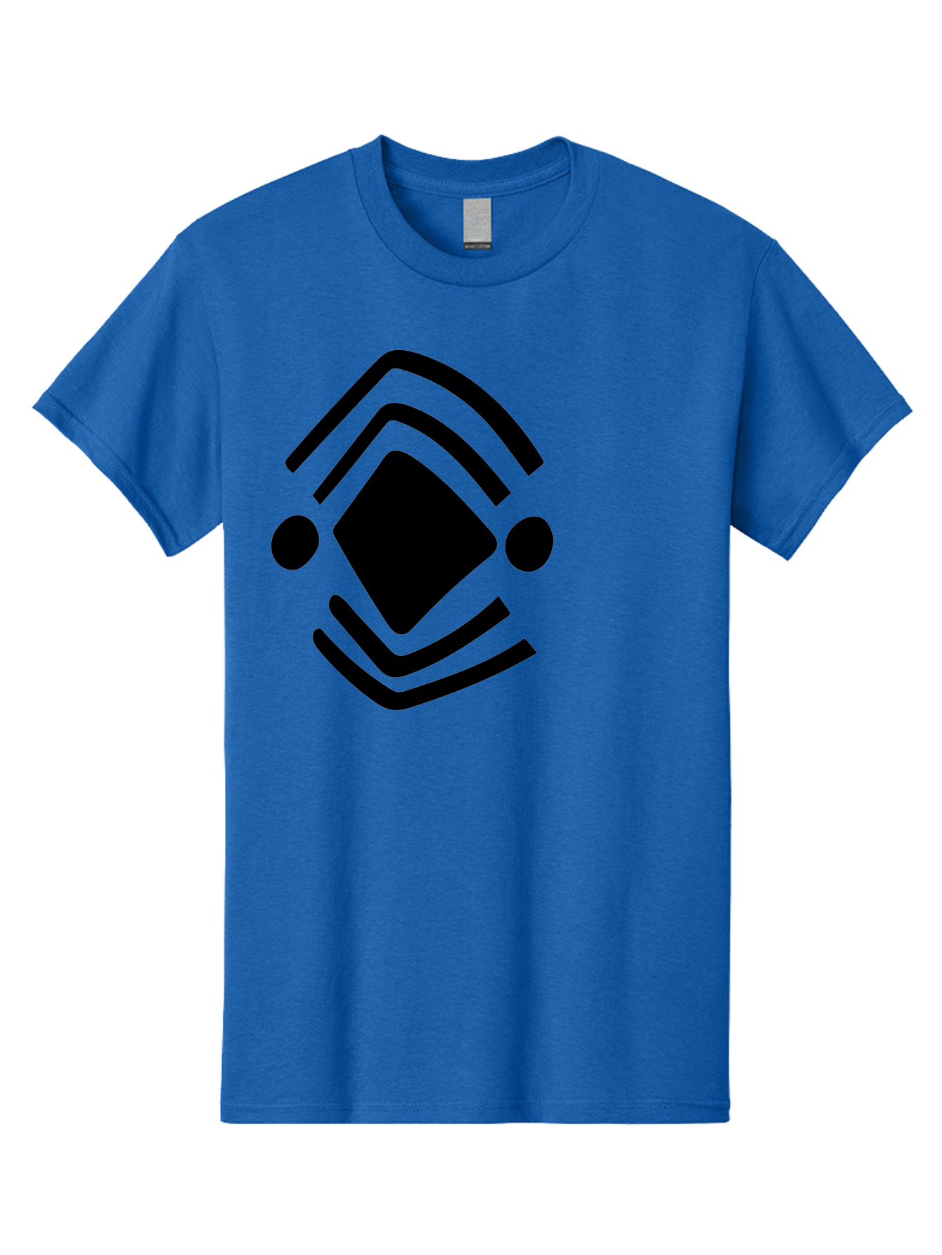 Krita-Logo Men'S Graphic Tee, 100% Cotton, Comfortable Casual Summer Wear, Machine Washable, Diamond Shape, Abstract Logo, Minimalist Design, Simple Shapes, Modern Icon, Geometric Pattern, Stylized Graphic - Aaa441