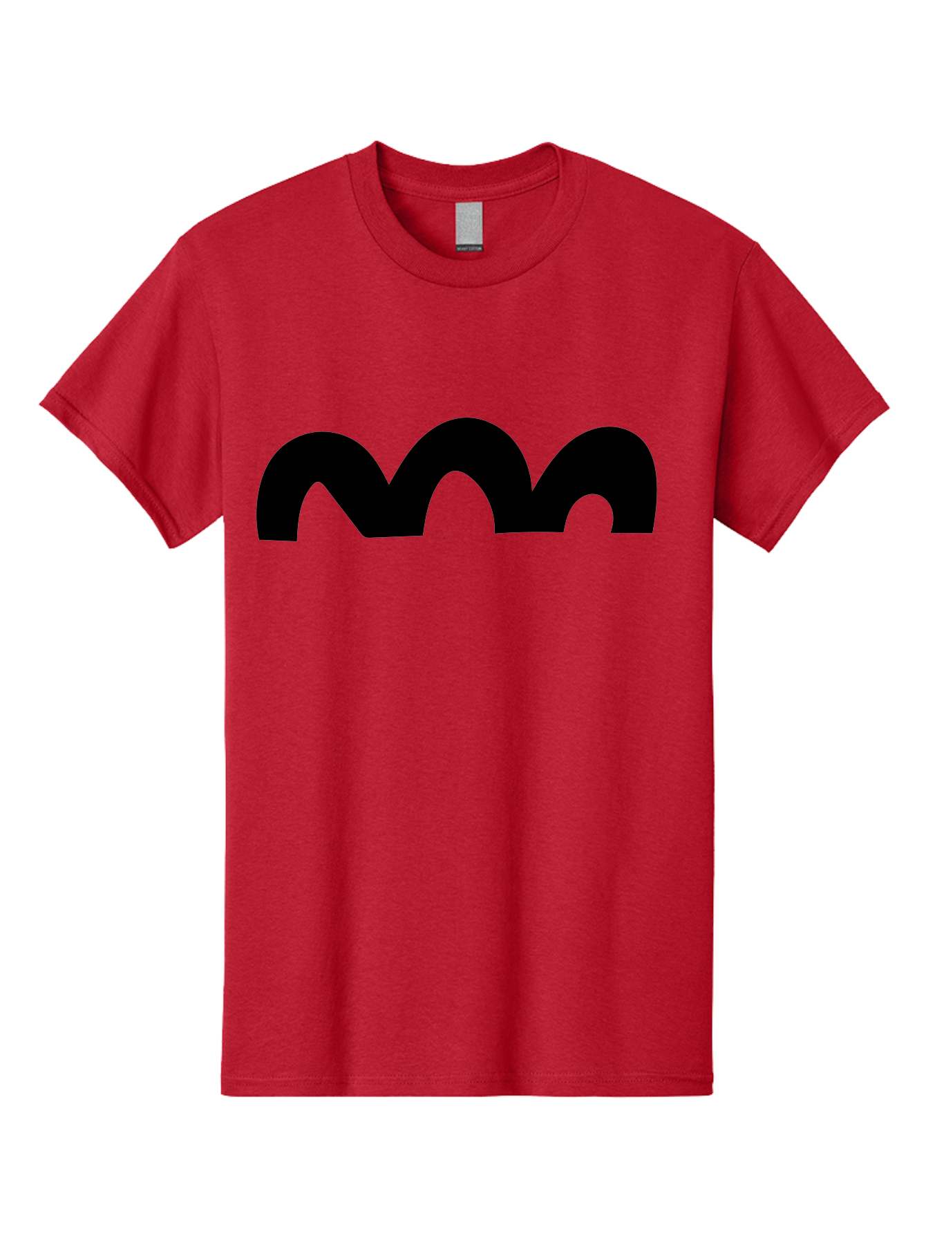 Mastodon-Logo Men'S Graphic Tee, 100% Cotton, Comfortable Casual Summer Wear, Machine Washable, Mastodon Logo, Black Logo, Stylized Letter M, Simple Design, Bold Typography, Social Media Icon - Aaa462
