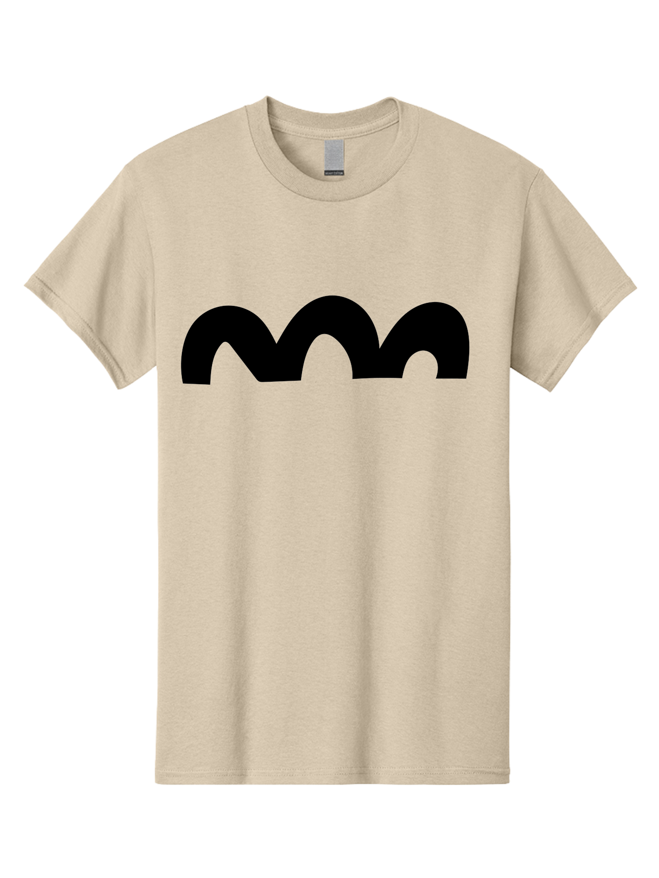 Mastodon-Logo Men'S Graphic Tee, 100% Cotton, Comfortable Casual Summer Wear, Machine Washable, Mastodon Logo, Black Logo, Stylized Letter M, Simple Design, Bold Typography, Social Media Icon - Aaa462