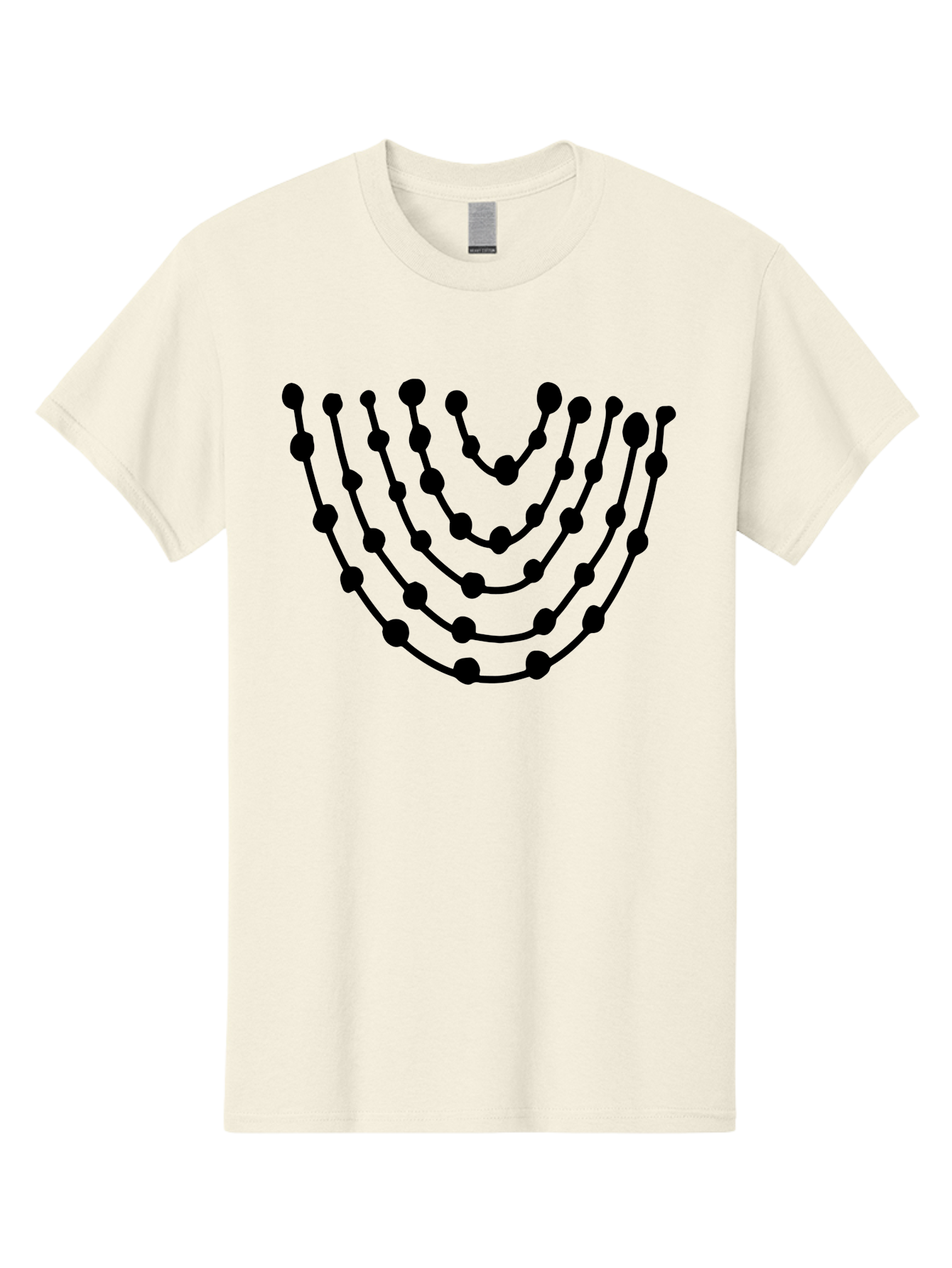 Menorah Men'S Graphic Tee, 100% Cotton, Comfortable Casual Summer Wear, Machine Washable, Menorah Illustration, Seven-Branched Candelabrum, Jewish Symbol, Black Graphic, Hanukkah, Faith, Tradition, Culture, Celebration - Aaa463