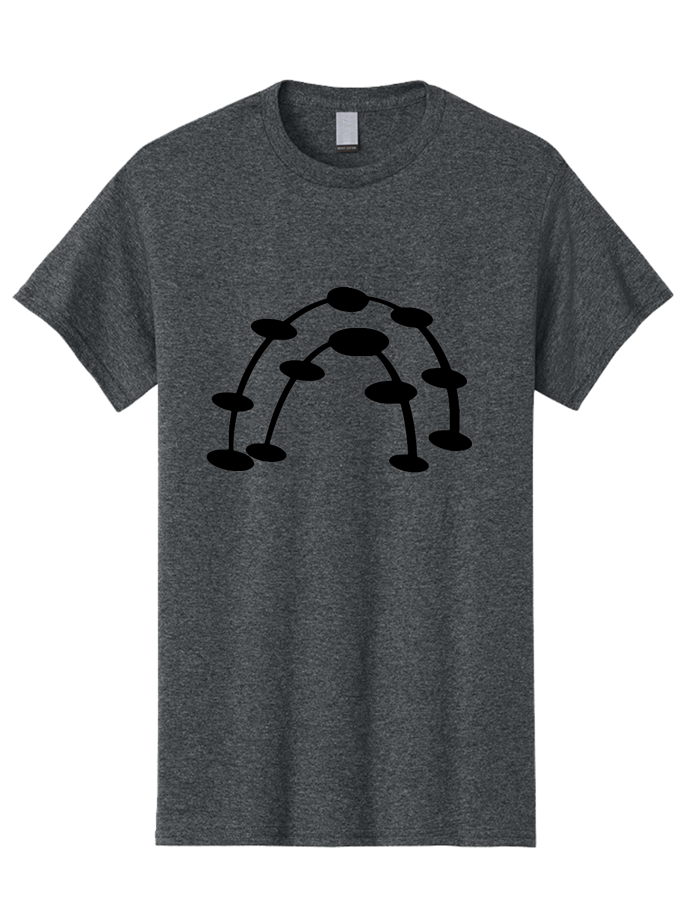 Molecule-Structure Men'S Graphic Tee, 100% Cotton, Comfortable Casual Summer Wear, Machine Washable, Network Diagram, Interconnected Nodes, Abstract Design, Futuristic Illustration, Digital Connectivity, Complex Network, Node Connections, - Aaa465