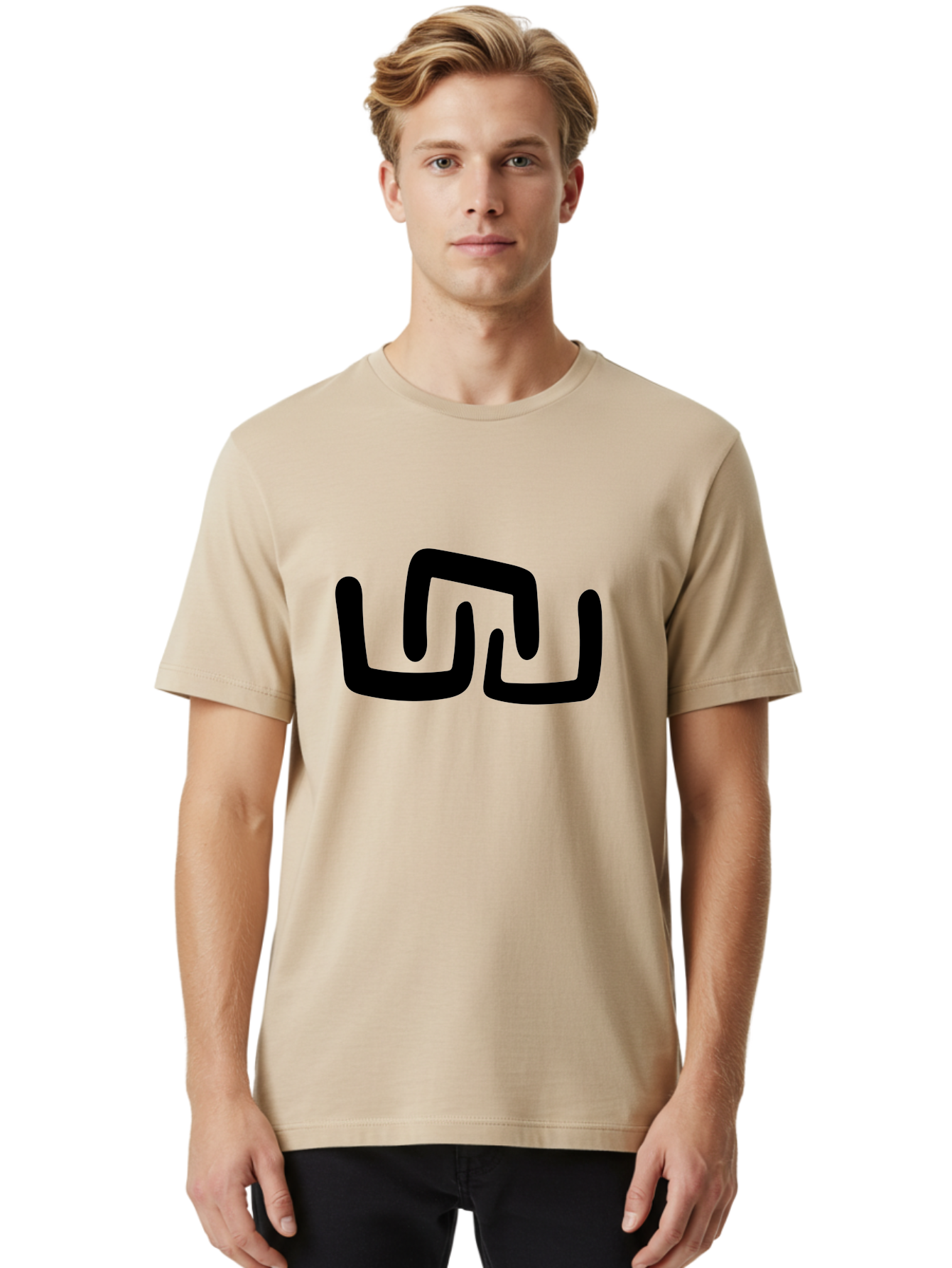 Mt Men'S Graphic Tee, 100% Cotton, Comfortable Casual Summer Wear, Machine Washable, Stylized Letters, Bold Font, Abstract Design, Modern Typography, Minimalist Art, Sleek Lines, Simple Shapes - Aaa469