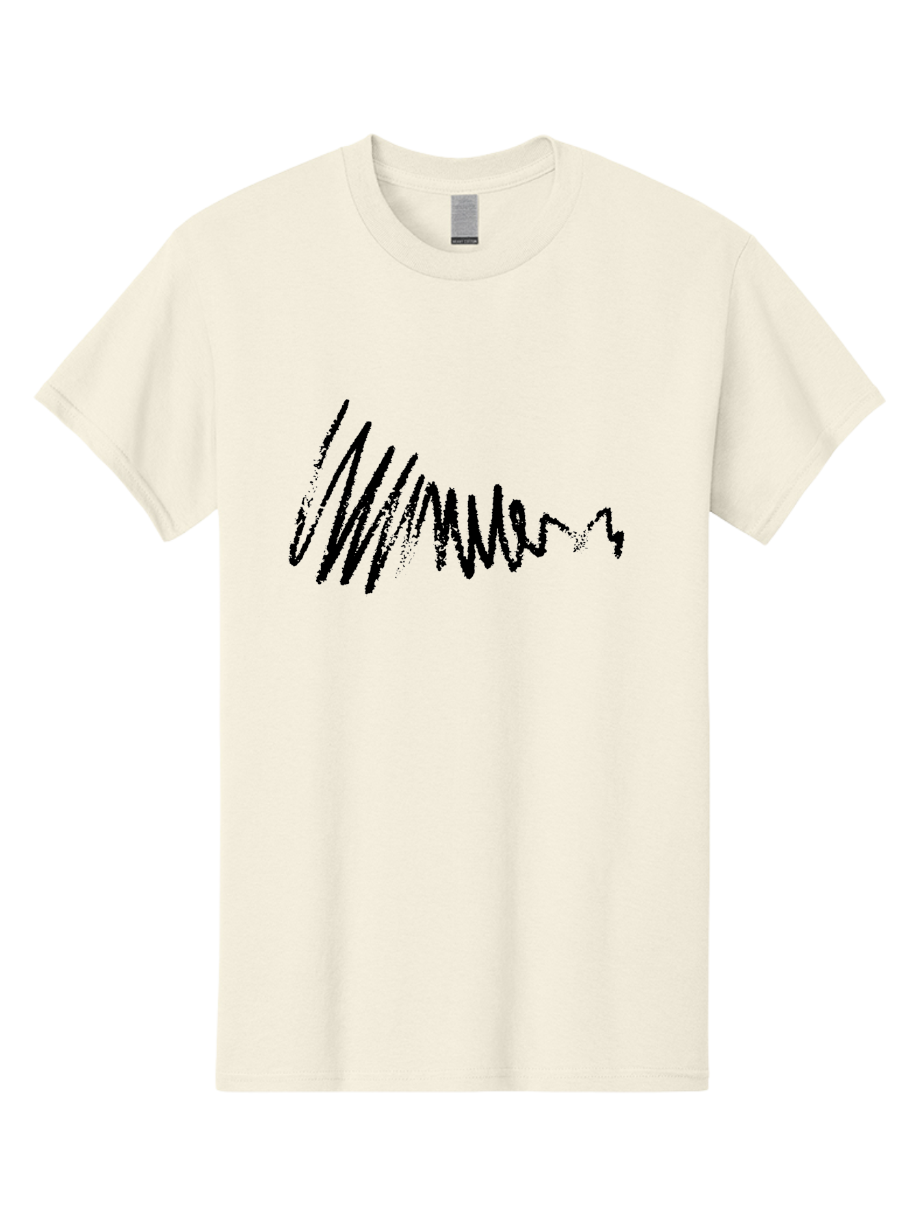 Mummer Men'S Graphic Tee, 100% Cotton, Comfortable Casual Summer Wear, Machine Washable, Black Scribble, Handwriting, Cursive Text, Abstract Design, Creative Typography, Mummer Word, Dynamic Lines, Artistic Expression - Aaa470