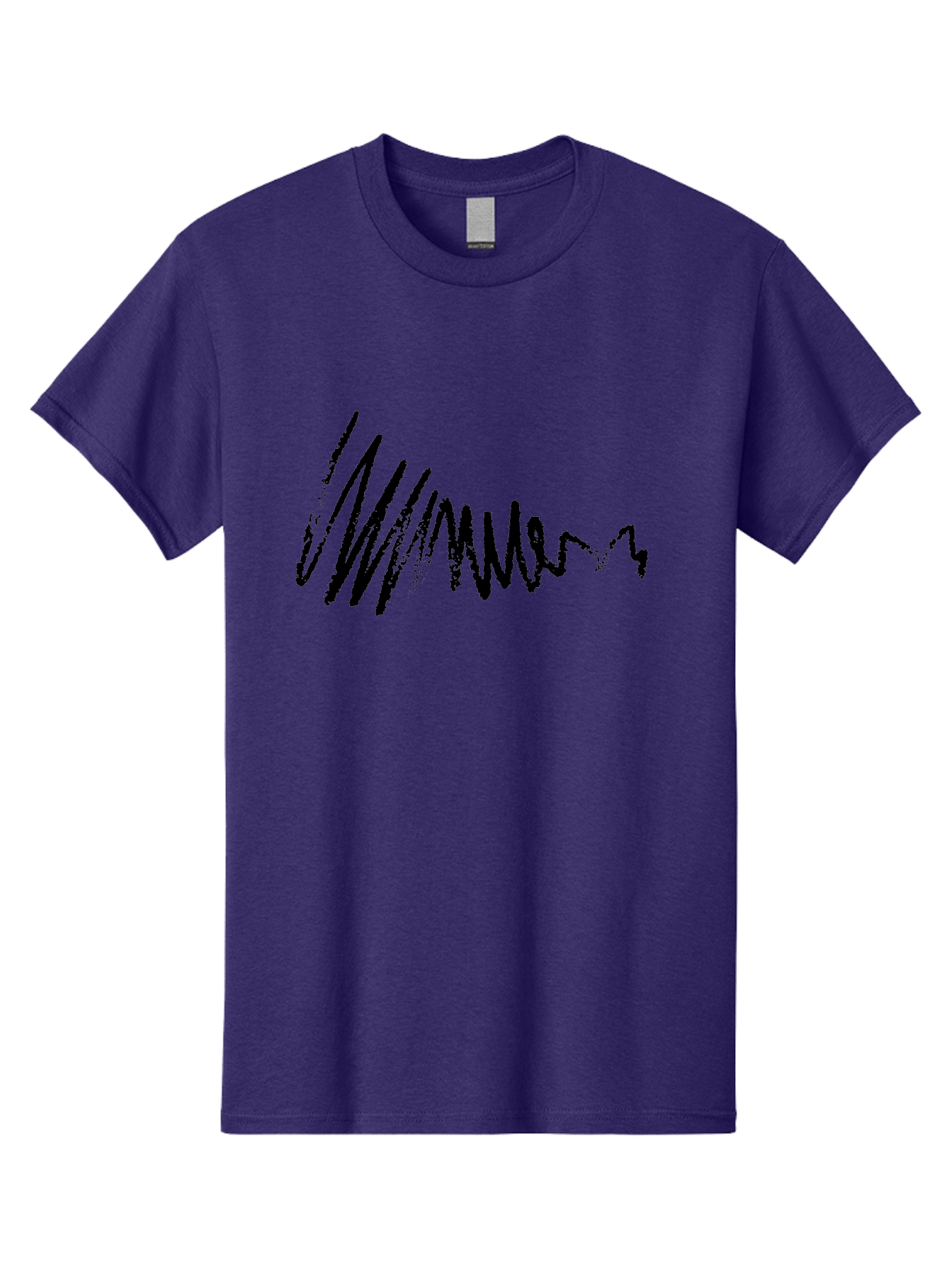 Mummer Men'S Graphic Tee, 100% Cotton, Comfortable Casual Summer Wear, Machine Washable, Black Scribble, Handwriting, Cursive Text, Abstract Design, Creative Typography, Mummer Word, Dynamic Lines, Artistic Expression - Aaa470