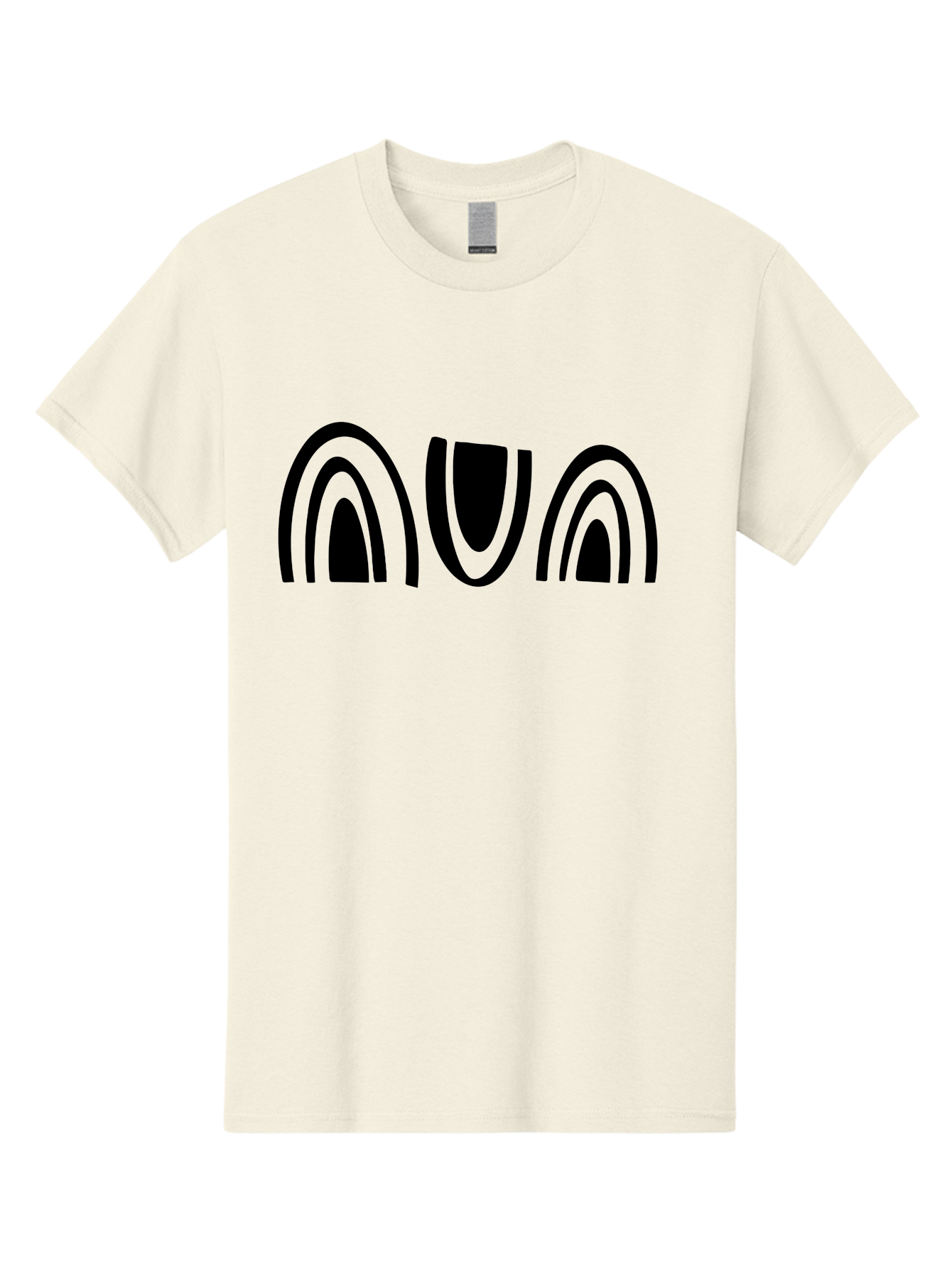 Nun Men'S Graphic Tee, 100% Cotton, Comfortable Casual Summer Wear, Machine Washable, Ava Logo, Minimalist Design, Black And Green Color Scheme, Simple Typography, Abstract Shapes, Modern Aesthetic, Graphical Elements - Aaa471