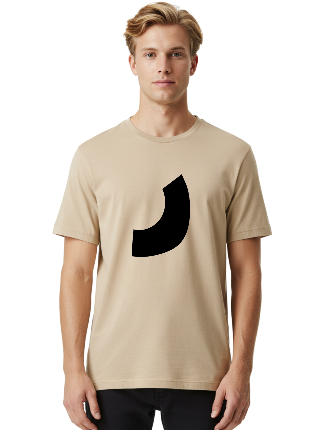 Pac-Man-Logo Men'S Graphic Tee, 100% Cotton, Comfortable Casual Summer Wear, Machine Washable, Pac-Man Logo, Gaming Icon, Retro Arcade, Classic Video Game, Yellow Character, Simple Design, Bold Graphics - Aaa474