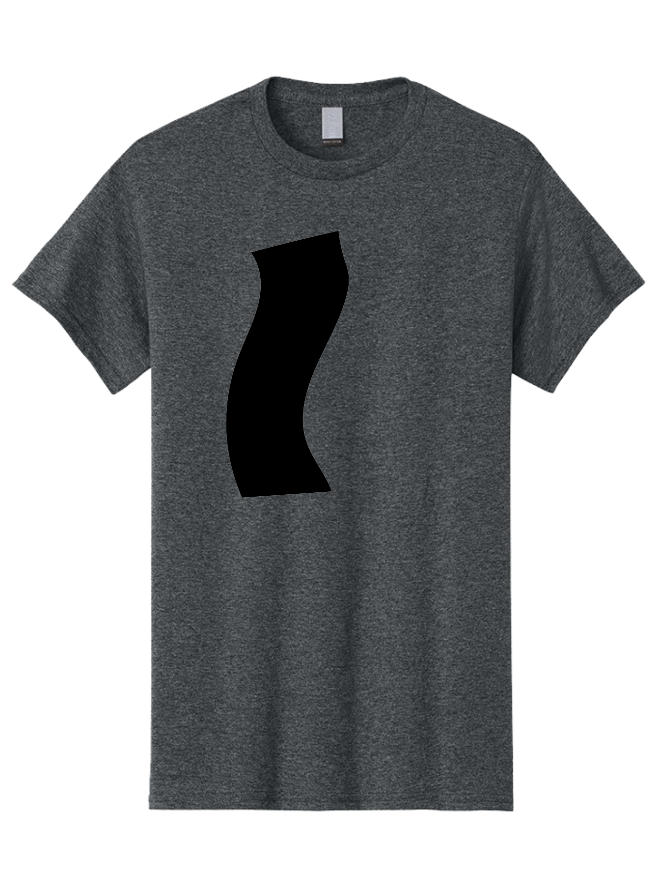 S Men'S Graphic Tee, 100% Cotton, Comfortable Casual Summer Wear, Machine Washable, Stylized Letter, Abstract Design, Minimalist Art, Bold Font, Modern Graphic, Sleek Typography, Simple Shape - Aaa480