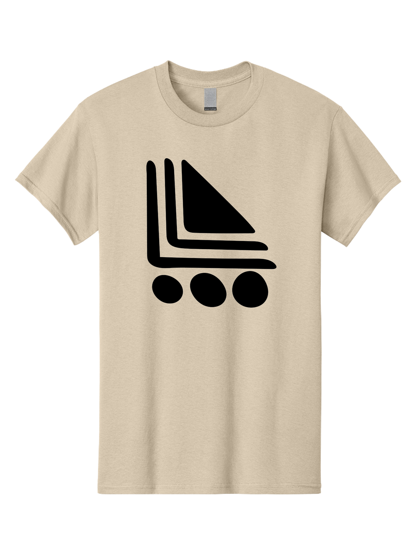 Shopping-Cart Men'S Graphic Tee, 100% Cotton, Comfortable Casual Summer Wear, Machine Washable, Shopping Cart Icon, E-Commerce Symbol, Online Shopping, Digital Marketplace, Minimalist Design, Bold Graphics, Black Silhouette - Aaa487