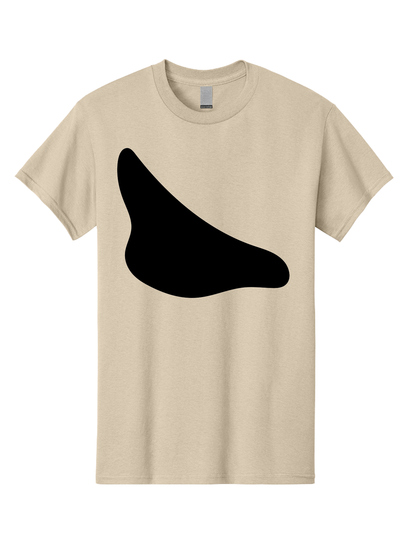 Stylized-Foot Men'S Graphic Tee, 100% Cotton, Comfortable Casual Summer Wear, Machine Washable, Shoe Sole, Footwear Design, Minimalist Shape, Black Silhouette, Simple Graphic, Modern Style - Aaa494
