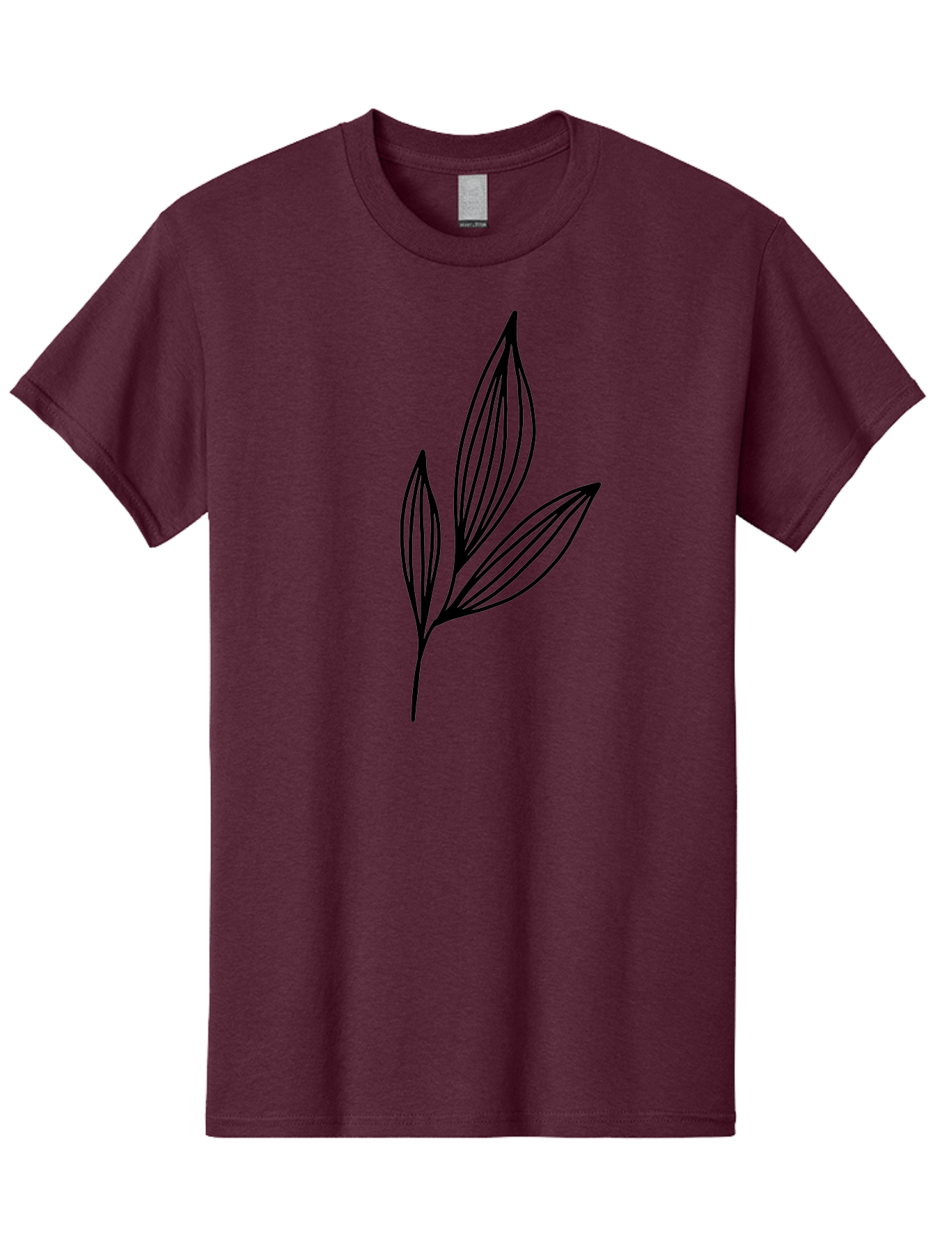 simple leaf design, minimalist leaves, botanical illustration, leaf outline, black lines, nature-inspired graphics, leaf pattern