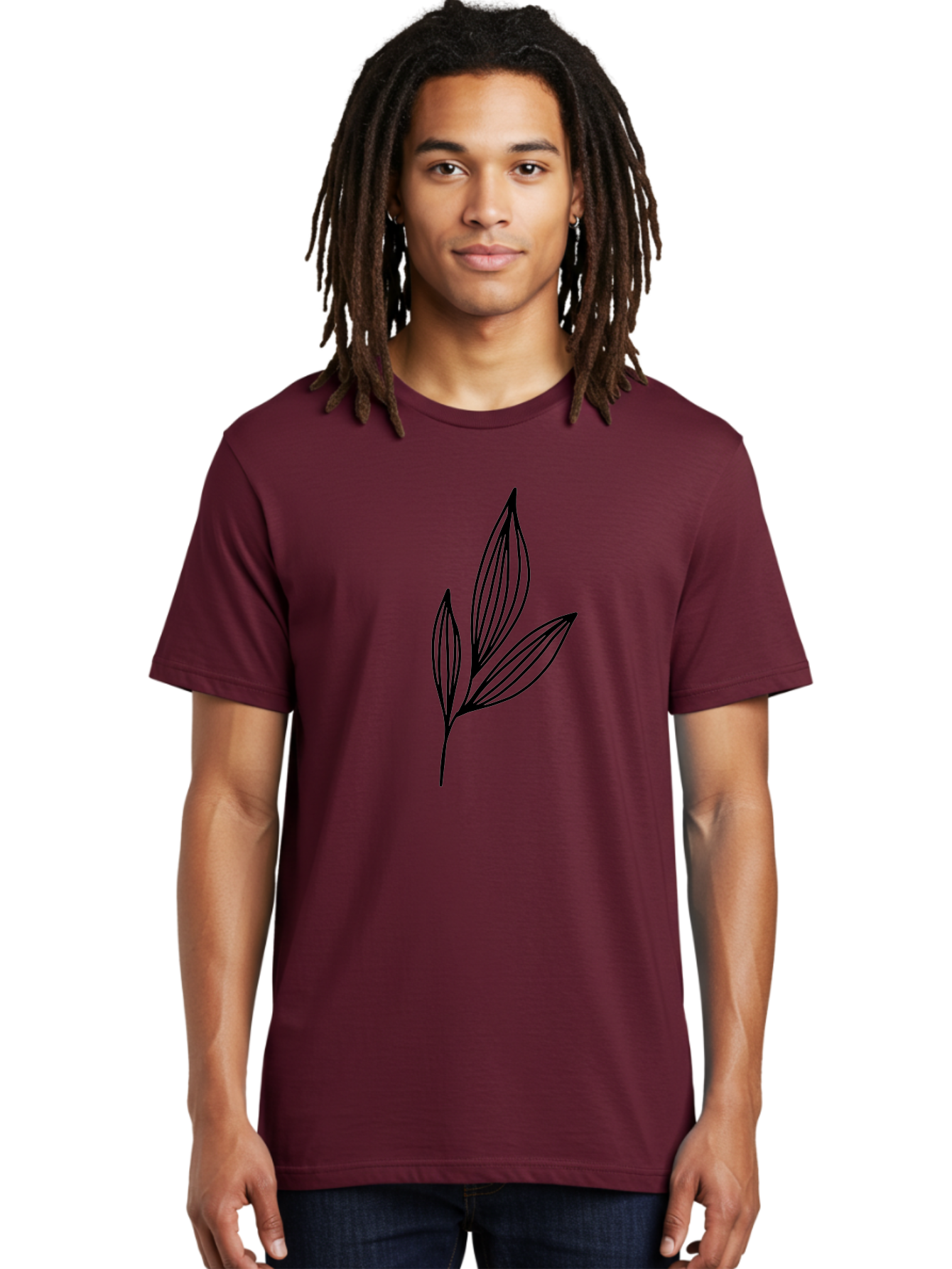 simple leaf design, minimalist leaves, botanical illustration, leaf outline, black lines, nature-inspired graphics, leaf pattern