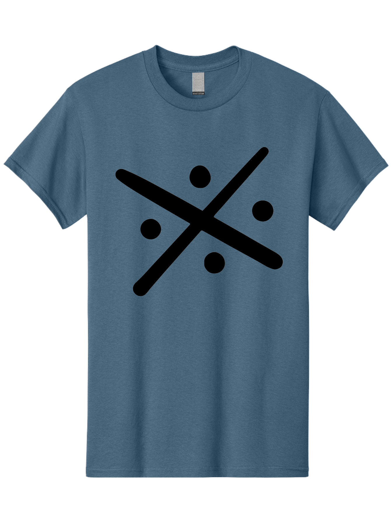 Tic-Tac-Toe Men'S Graphic Tee, 100% Cotton, Comfortable Casual Summer Wear, Machine Washable, Tic Tac Toe Game, Strategy Game, Two-Player Game, Simple Graphics, Minimalistic Design, Black And Green Colors, Game Board, Fun Gameplay, - Aaa501