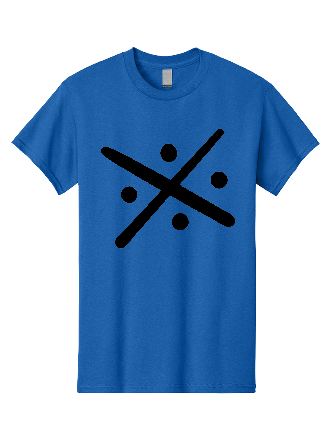 Tic-Tac-Toe Men'S Graphic Tee, 100% Cotton, Comfortable Casual Summer Wear, Machine Washable, Tic Tac Toe Game, Strategy Game, Two-Player Game, Simple Graphics, Minimalistic Design, Black And Green Colors, Game Board, Fun Gameplay, - Aaa501