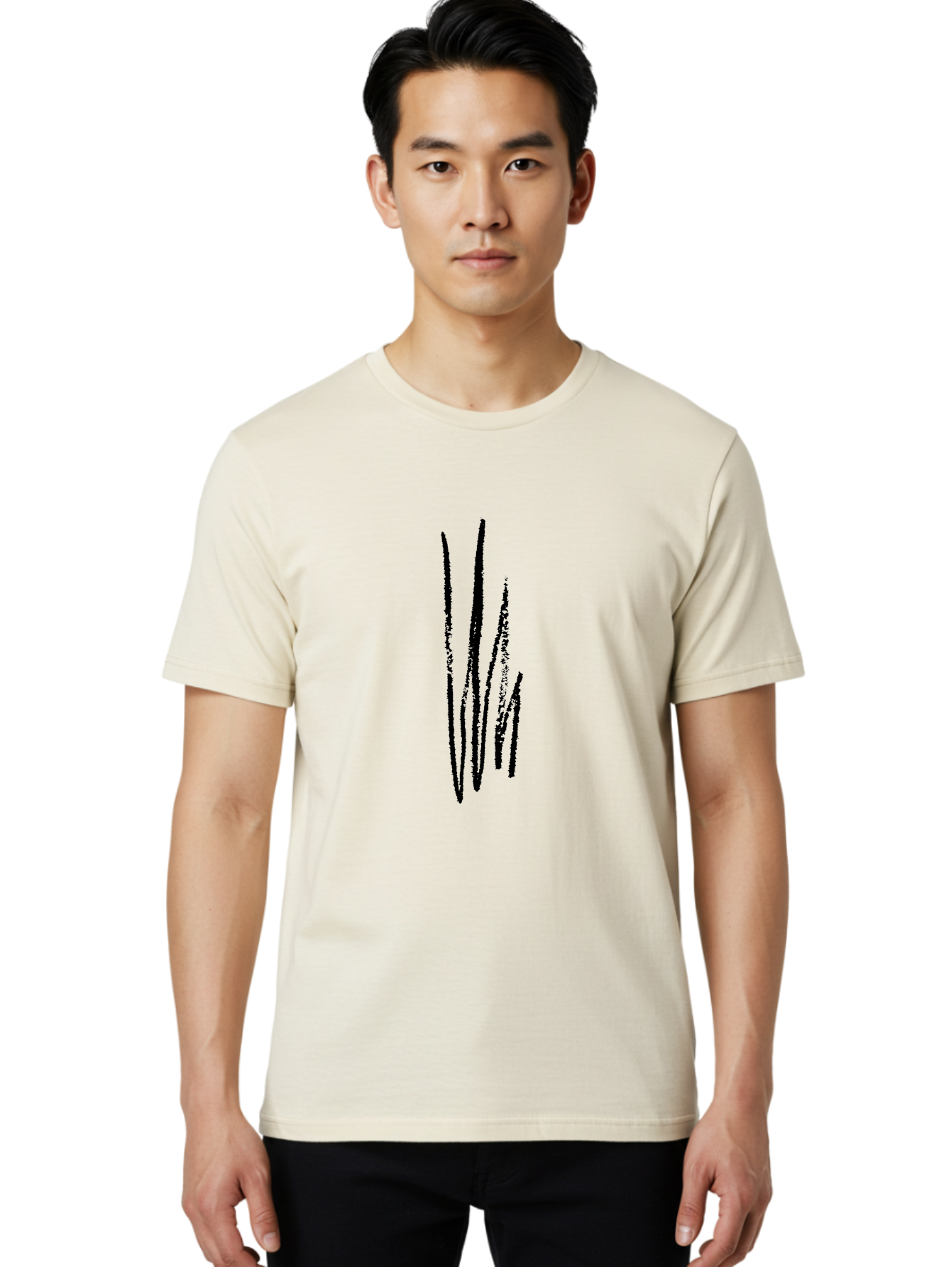 W-Logo Men'S Graphic Tee, 100% Cotton, Comfortable Casual Summer Wear, Machine Washable, Cursive Letter W, Elegant Script, Handwritten Font, Abstract Art, Modern Calligraphy, Flowing Lines, Stylized Lettering - Aaa505