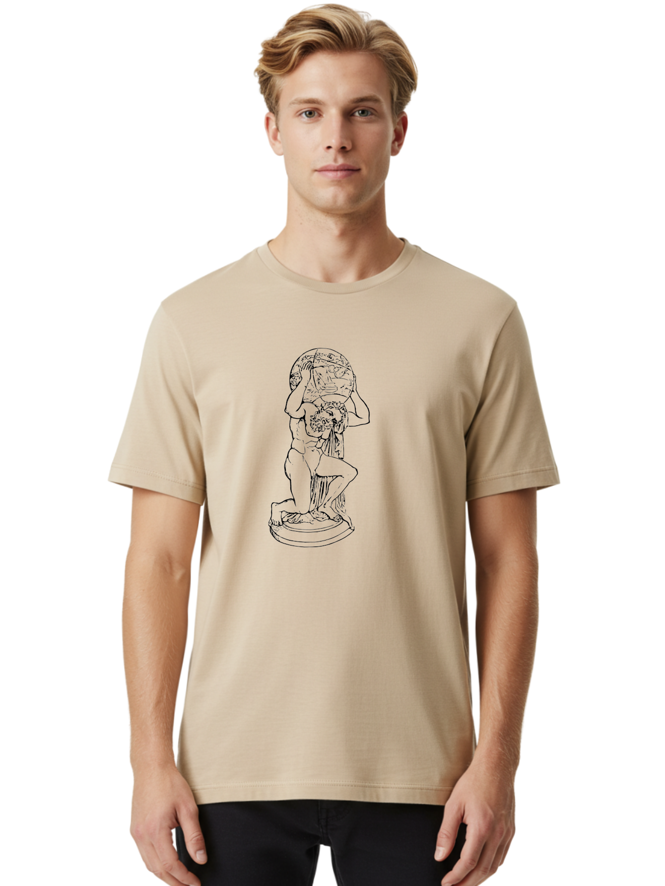 statue of Atlas, Greek mythology, holding the world, classical art, mythological figure, ancient Greek culture, symbolic representation