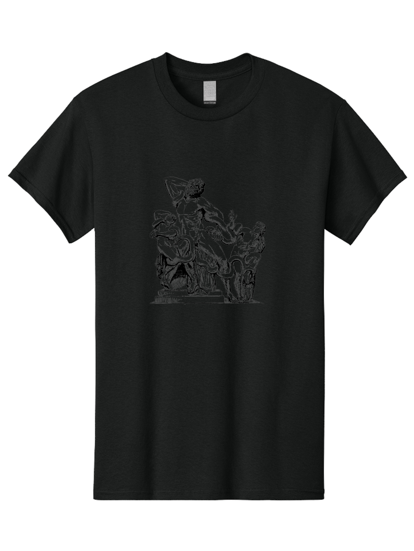Laocoon-And-Sons Men'S Graphic Tee, 100% Cotton, Comfortable Casual Summer Wear, Machine Washable, Ancient Greek Sculpture, Laocoon And Sons, Mythological Scene, Serpent Attack, Classical Art, Renaissance Inspiration, Dramatic Pose, - Aaa547