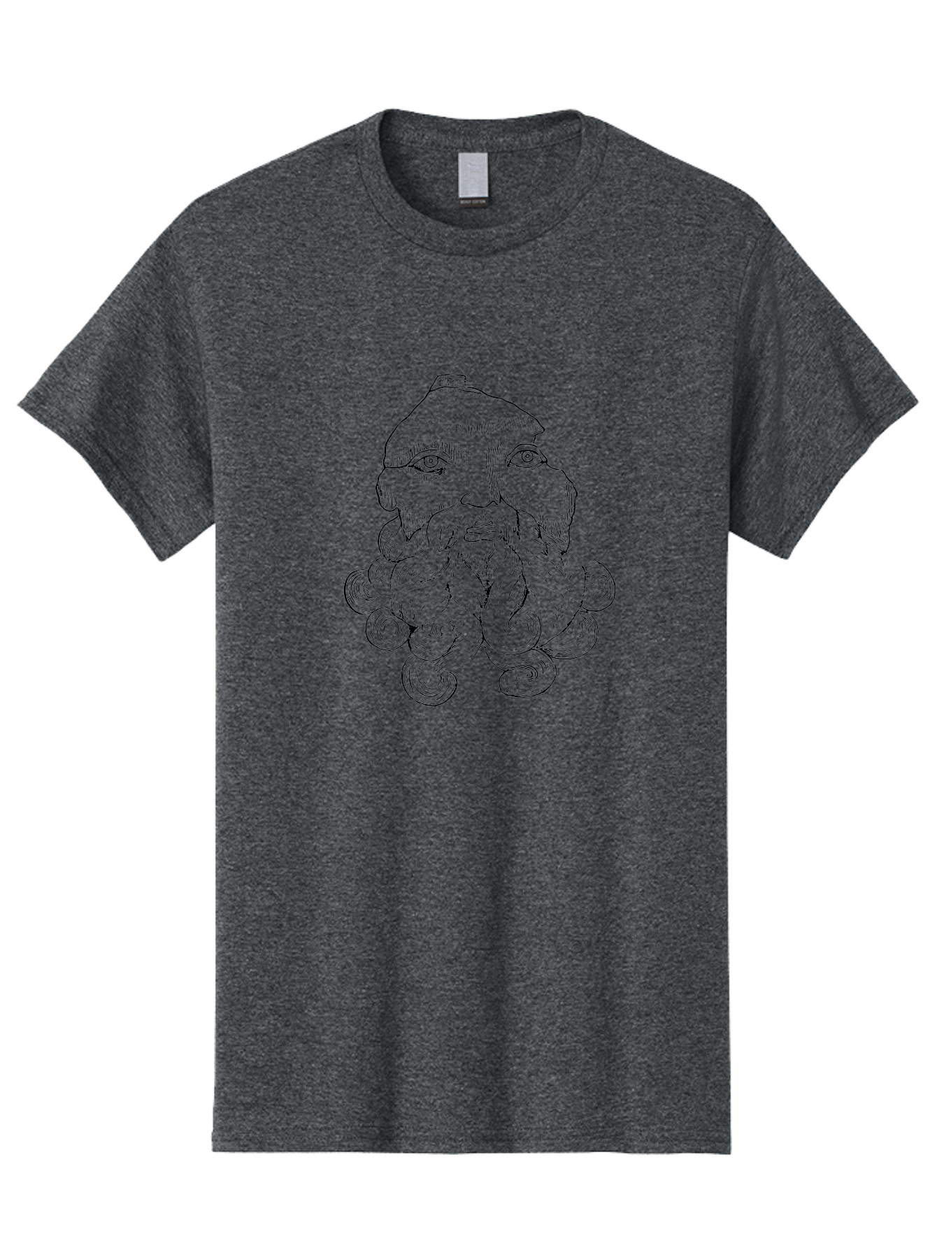 Octopus-Man Men'S Graphic Tee, 100% Cotton, Comfortable Casual Summer Wear, Machine Washable, Octopus Man Illustration, Surreal Art, Fantasy Creature, Sea Creature, Tentacles, Mythology, Eerie, Mysterious, Underwater World, Symbolism, - Aaa553