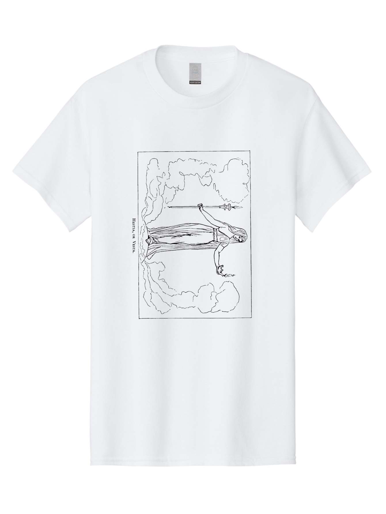 Page-Of-Swords Men'S Graphic Tee, 100% Cotton, Comfortable Casual Summer Wear, Machine Washable, Tarot Card Artwork, Page Of Swords, Sword In Hand, Clouds, Mystical Illustration, Esoteric Imagery, Symbolic Representation, Divination Theme, - Aaa554