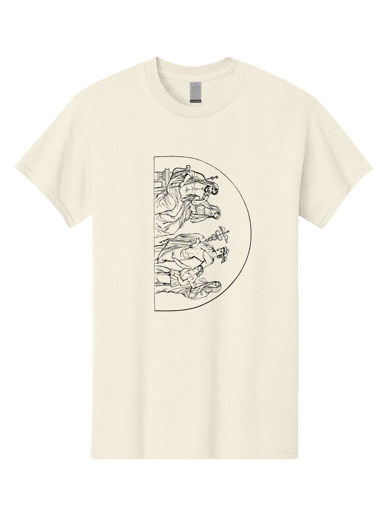 Three-Horsemen Men'S Graphic Tee, 100% Cotton, Comfortable Casual Summer Wear, Machine Washable, Pac-Man Ghost Character, Classic Arcade Game, Video Game Nostalgia, Retro Gaming, Iconic Characters, Gaming Culture, Pop Culture Icon, - Aaa568