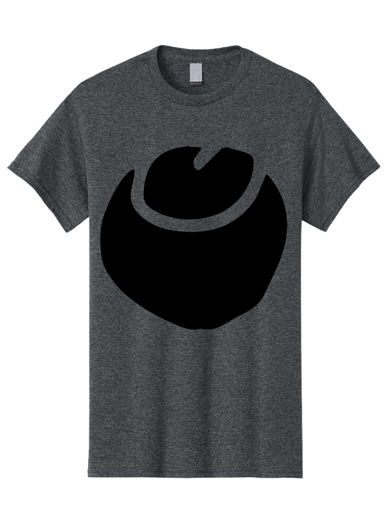 Black-Logo Men'S Graphic Tee, 100% Cotton, Comfortable Casual Summer Wear, Machine Washable, Flame Icon, Black Silhouette, Neon Green Outline, Bold Graphic, Abstract Symbol, Modern Design, Fire Emblem - Aaa583