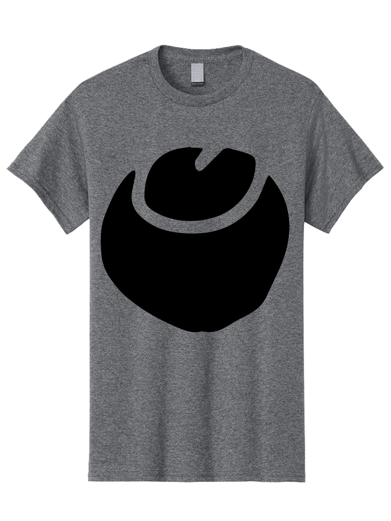 Black-Logo Men'S Graphic Tee, 100% Cotton, Comfortable Casual Summer Wear, Machine Washable, Flame Icon, Black Silhouette, Neon Green Outline, Bold Graphic, Abstract Symbol, Modern Design, Fire Emblem - Aaa583