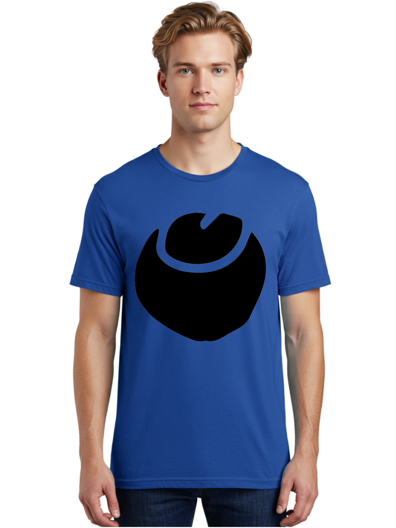 Black-Logo Men'S Graphic Tee, 100% Cotton, Comfortable Casual Summer Wear, Machine Washable, Flame Icon, Black Silhouette, Neon Green Outline, Bold Graphic, Abstract Symbol, Modern Design, Fire Emblem - Aaa583