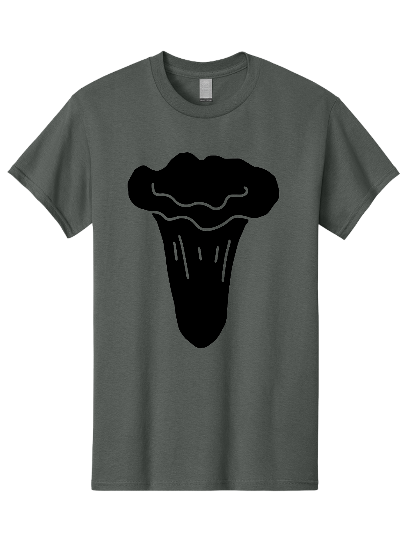 Ice-Cream-Cone Men'S Graphic Tee, 100% Cotton, Comfortable Casual Summer Wear, Machine Washable, Ice Cream Cone, Sweet Treat, Dessert Icon, Frozen Delight, Tasty Illustration, Simple Design, Minimalist Art, Neon Green Accents - Aaa600