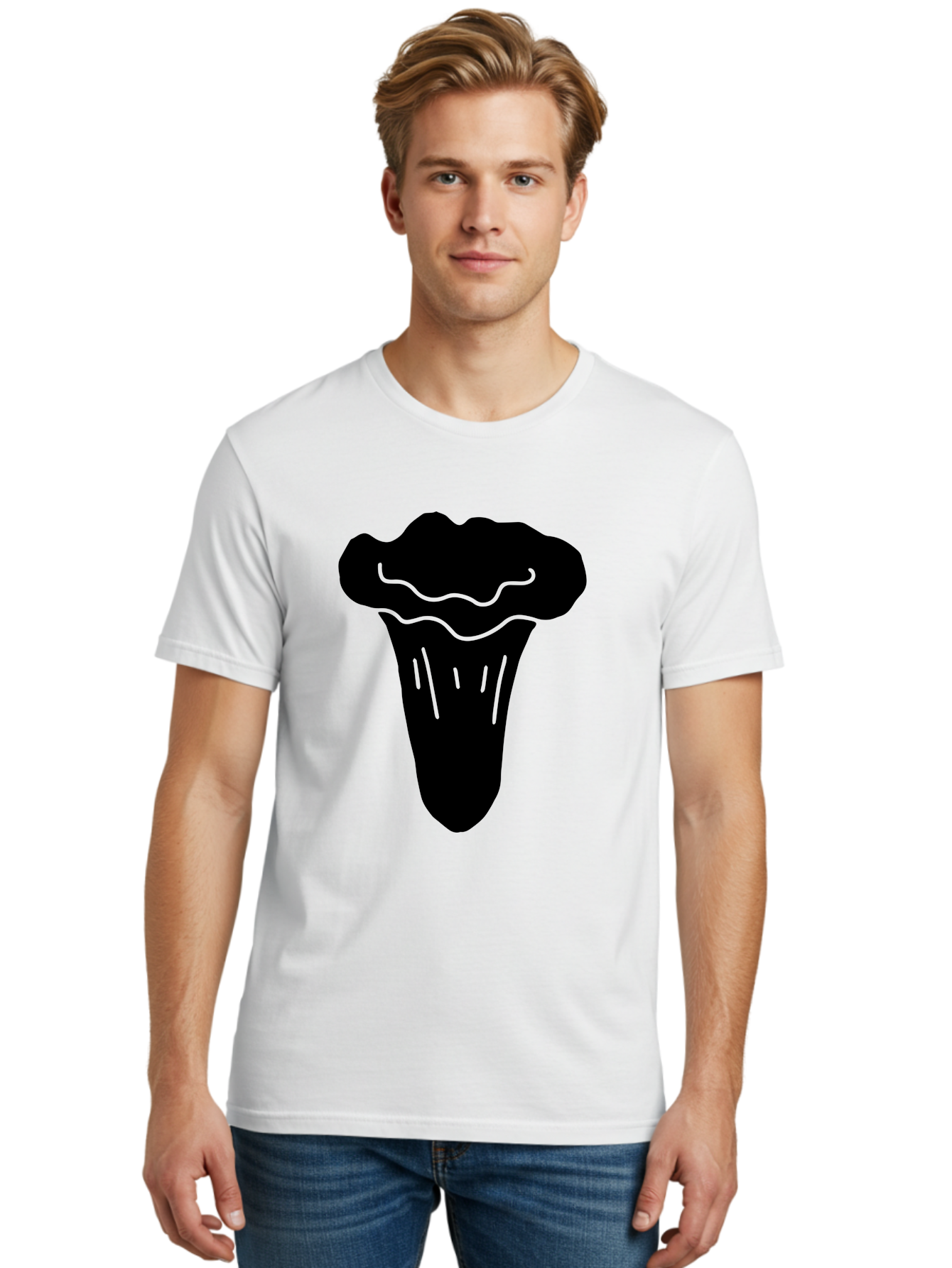 Ice-Cream-Cone Men'S Graphic Tee, 100% Cotton, Comfortable Casual Summer Wear, Machine Washable, Ice Cream Cone, Sweet Treat, Dessert Icon, Frozen Delight, Tasty Illustration, Simple Design, Minimalist Art, Neon Green Accents - Aaa600