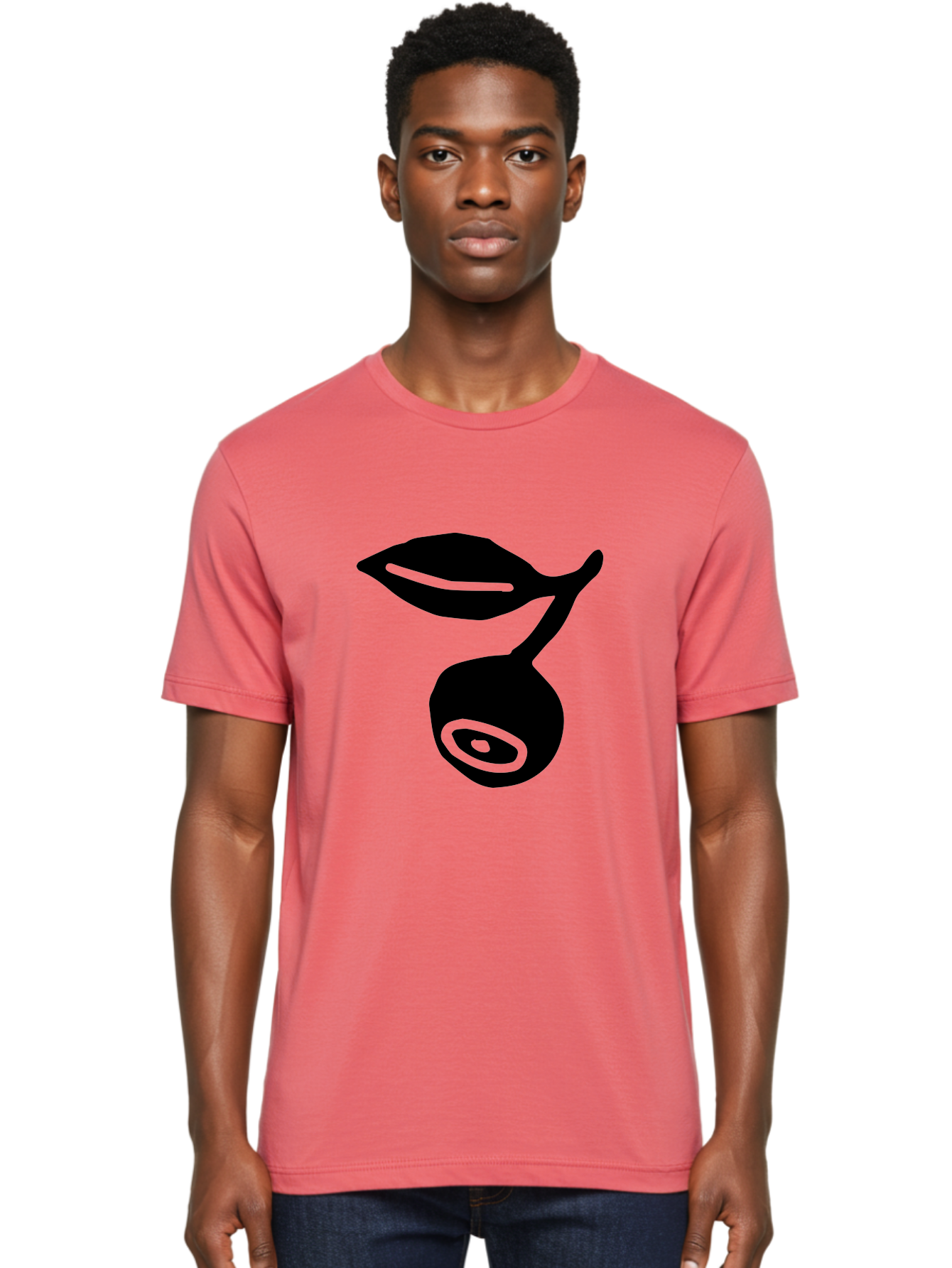 Whale Men'S Graphic Tee, 100% Cotton, Comfortable Casual Summer Wear, Machine Washable, Stylized Whale Silhouette, Abstract Art, Minimalist Design, Black And Green Color Scheme, Ocean Creature, Sea Animal, Modern Illustration, Simple Shapes - Aaa617