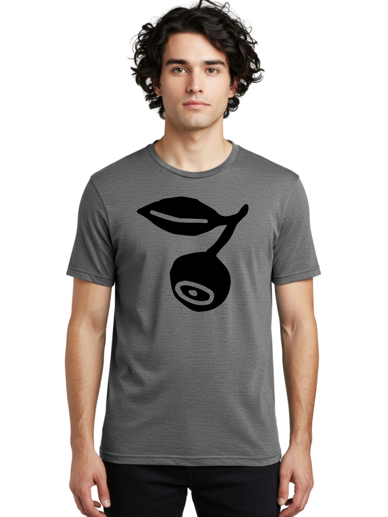 Whale Men'S Graphic Tee, 100% Cotton, Comfortable Casual Summer Wear, Machine Washable, Stylized Whale Silhouette, Abstract Art, Minimalist Design, Black And Green Color Scheme, Ocean Creature, Sea Animal, Modern Illustration, Simple Shapes - Aaa617