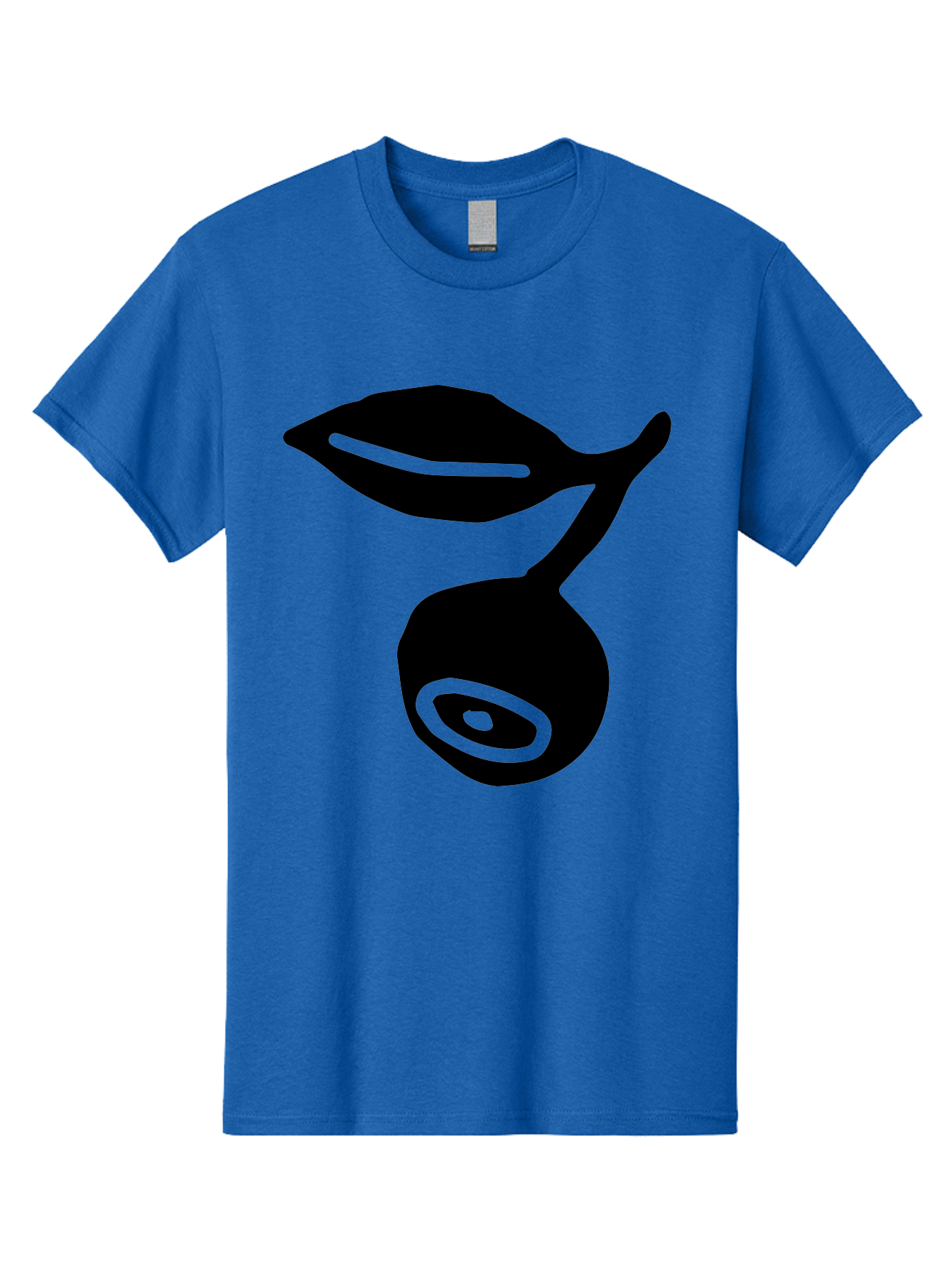 Whale Men'S Graphic Tee, 100% Cotton, Comfortable Casual Summer Wear, Machine Washable, Stylized Whale Silhouette, Abstract Art, Minimalist Design, Black And Green Color Scheme, Ocean Creature, Sea Animal, Modern Illustration, Simple Shapes - Aaa617