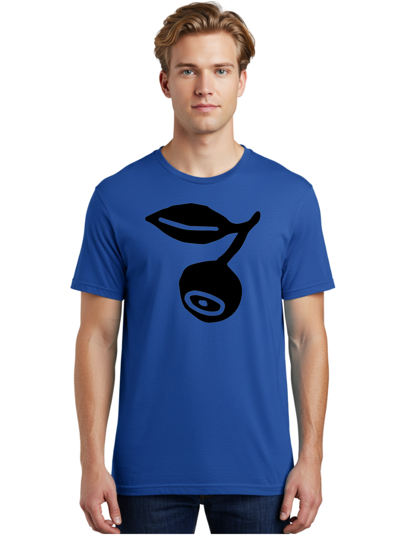 Whale Men'S Graphic Tee, 100% Cotton, Comfortable Casual Summer Wear, Machine Washable, Stylized Whale Silhouette, Abstract Art, Minimalist Design, Black And Green Color Scheme, Ocean Creature, Sea Animal, Modern Illustration, Simple Shapes - Aaa617