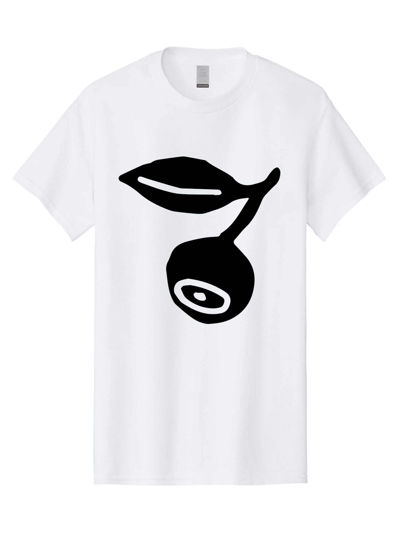 Whale Men'S Graphic Tee, 100% Cotton, Comfortable Casual Summer Wear, Machine Washable, Stylized Whale Silhouette, Abstract Art, Minimalist Design, Black And Green Color Scheme, Ocean Creature, Sea Animal, Modern Illustration, Simple Shapes - Aaa617