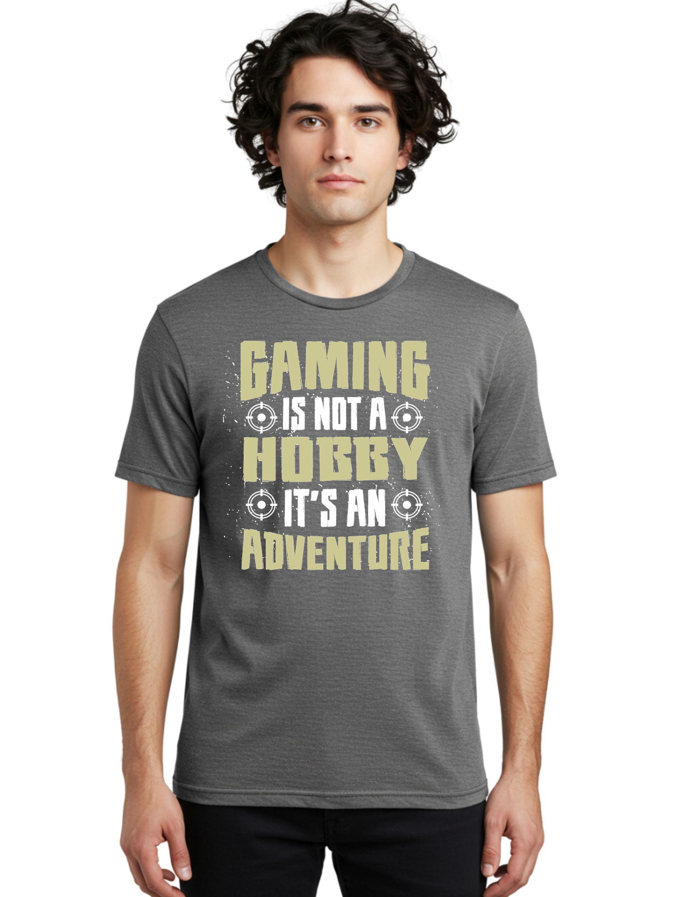 Gaming-Is-Not-A-Hobby Men'S Graphic Tee, 100% Cotton, Comfortable Casual Summer Wear, Machine Washable, Gaming Adventure, Video Games, Gaming Culture, Gamer Lifestyle, Fun Activities, Recreational Gaming, Entertainment, Gaming Community, - Aaa640