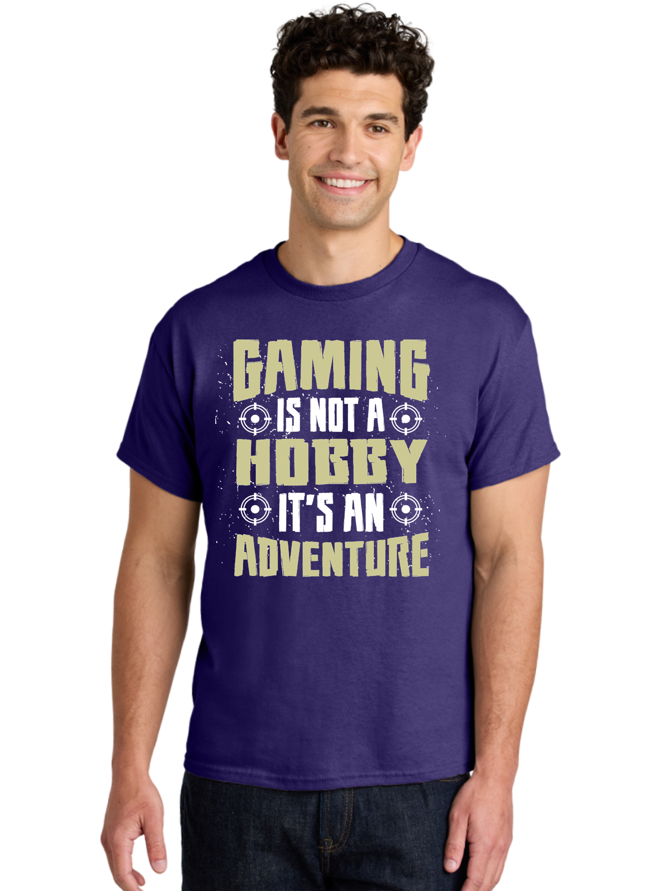 Gaming-Is-Not-A-Hobby Men'S Graphic Tee, 100% Cotton, Comfortable Casual Summer Wear, Machine Washable, Gaming Adventure, Video Games, Gaming Culture, Gamer Lifestyle, Fun Activities, Recreational Gaming, Entertainment, Gaming Community, - Aaa640