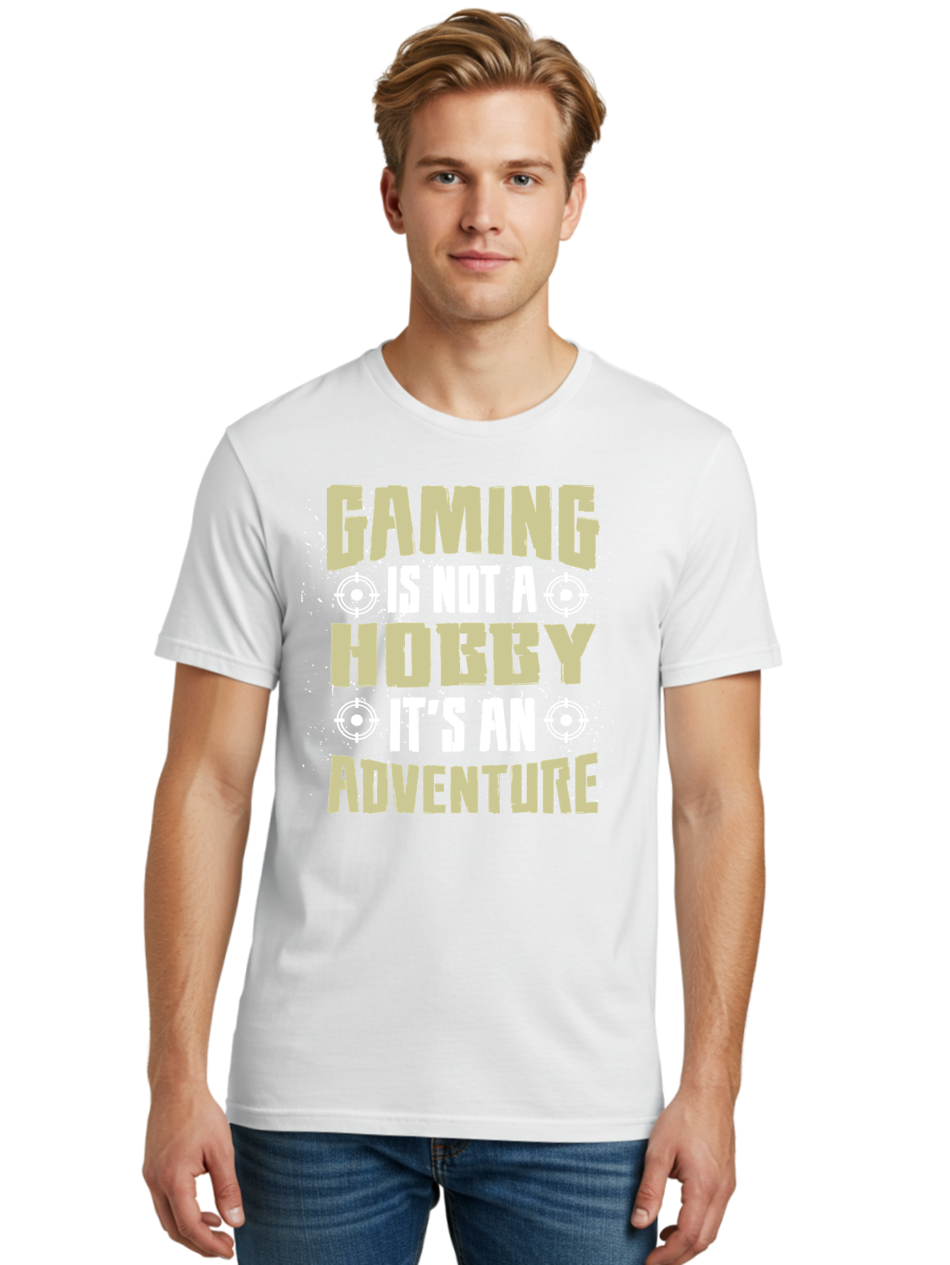 Gaming-Is-Not-A-Hobby Men'S Graphic Tee, 100% Cotton, Comfortable Casual Summer Wear, Machine Washable, Gaming Adventure, Video Games, Gaming Culture, Gamer Lifestyle, Fun Activities, Recreational Gaming, Entertainment, Gaming Community, - Aaa640
