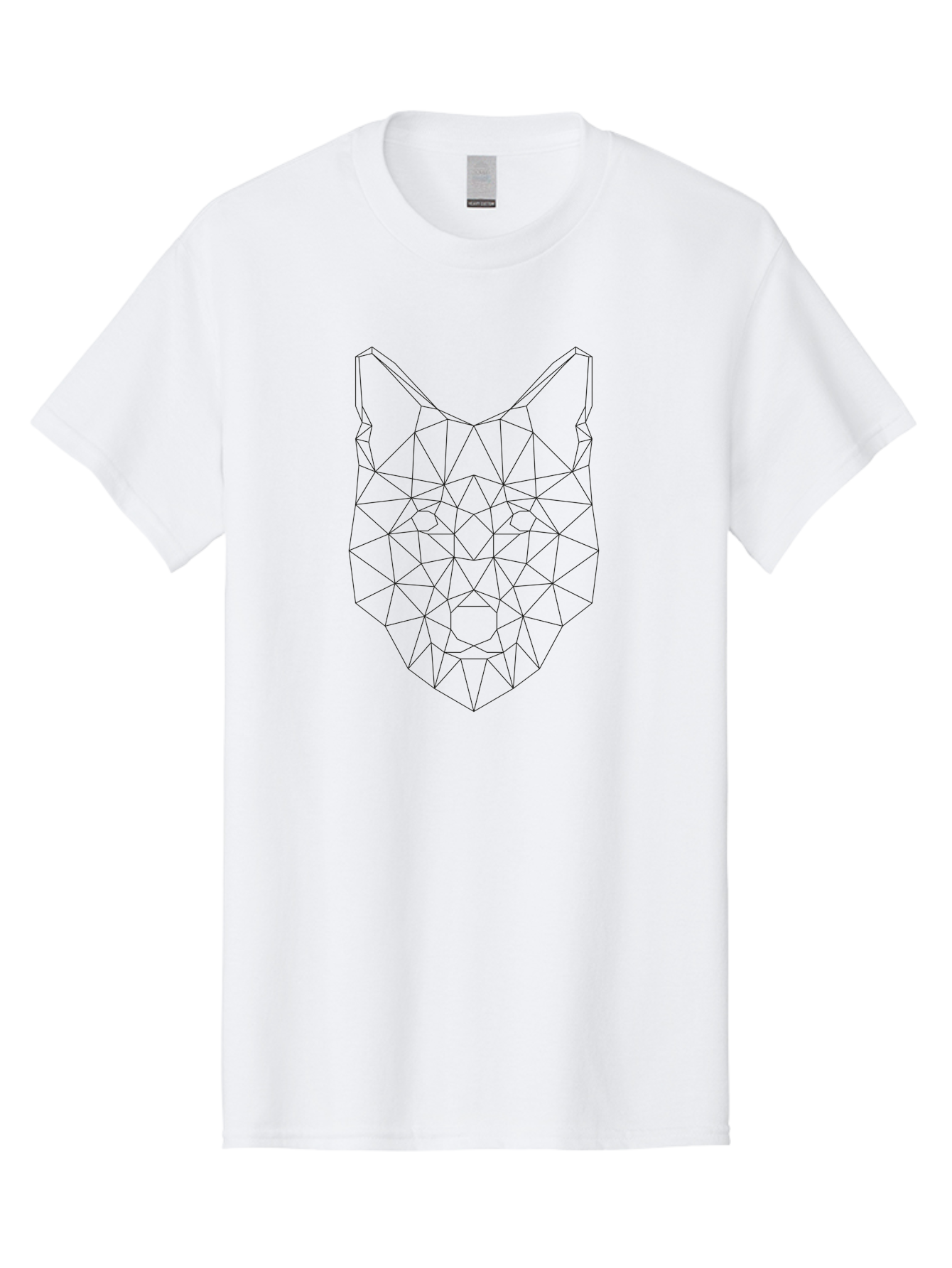 Geometric-Tank-Top Men'S Graphic Tee, 100% Cotton, Comfortable Casual Summer Wear, Machine Washable, Low Poly Art, Swimsuit Illustration, Geometric Design, Minimalist Style, Fashion Graphics, Abstract Shapes, Modern Aesthetics, Digital Art, - Aaa711