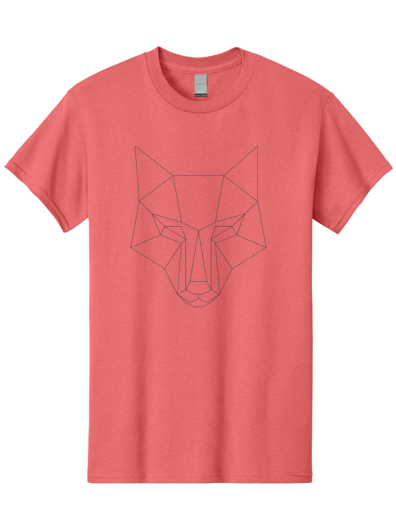 geometric art, wolf face, low poly, modern design, minimalist style, black lines, abstract animal, wildlife inspiration, futuristic graphics, digital illustration
