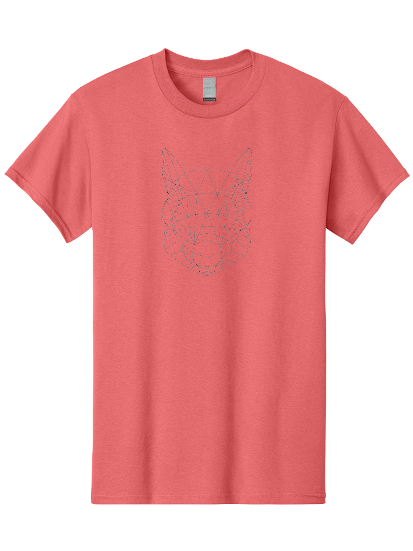 geometric wolf, low-poly art, modern design, minimalist style, abstract animal, polygonal shape, black lines, white background, digital illustration, geometric pattern