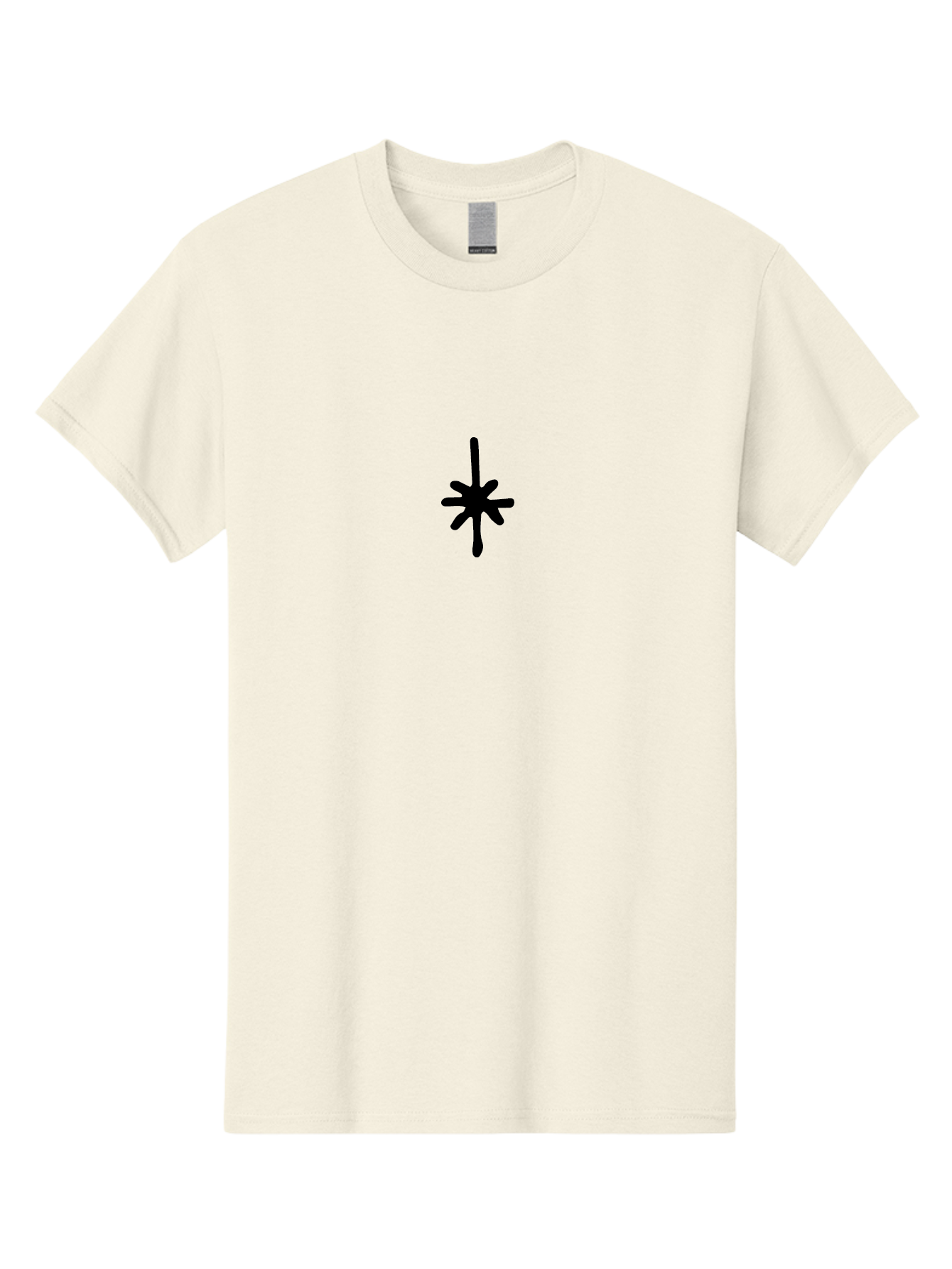 Asterisk-2 Men'S Graphic Tee, 100% Cotton, Comfortable Casual Summer Wear, Machine Washable, Asterisk Symbol, Typography, Black Symbol, Simple Design, Minimalist Icon, Graphic Element, Abstract Art - Aaa745