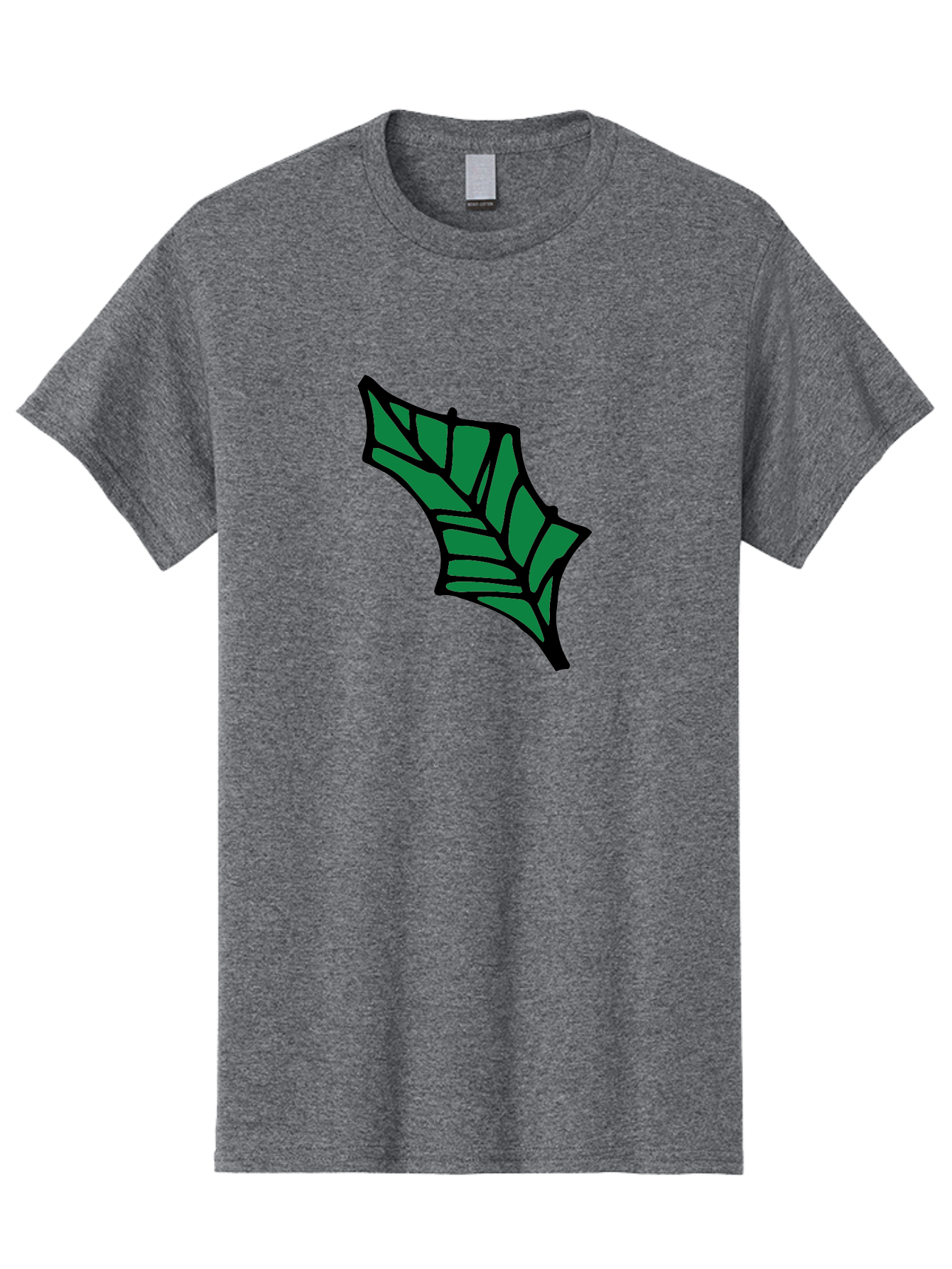 Bat-Wing-1 Men'S Graphic Tee, 100% Cotton, Comfortable Casual Summer Wear, Machine Washable, Bat, Black Outline, Green Fill, Abstract Shapes, Wing Pattern, Wildlife Art, Simple Design, Cartoon Style - Aaa751