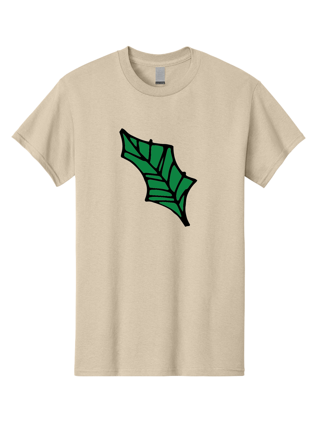 Bat-Wing-1 Men'S Graphic Tee, 100% Cotton, Comfortable Casual Summer Wear, Machine Washable, Bat, Black Outline, Green Fill, Abstract Shapes, Wing Pattern, Wildlife Art, Simple Design, Cartoon Style - Aaa751