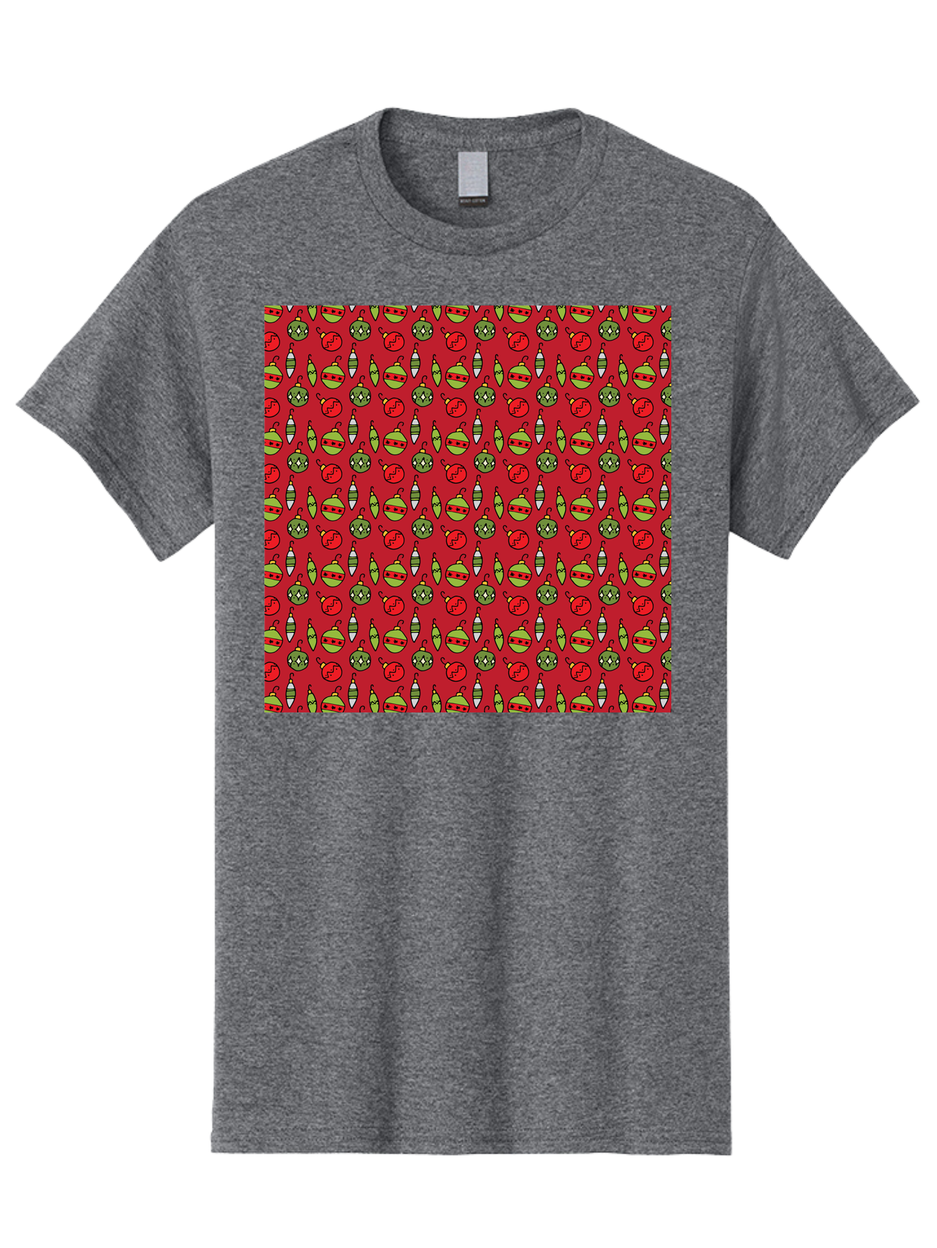 Bombs-Pattern Men'S Graphic Tee, 100% Cotton, Comfortable Casual Summer Wear, Machine Washable, Bombs And Emoji, Cartoon Graphics, War Symbols, Red Background, Green And Red Colors, Cute Illustrations, Funny Patterns, Danger Signs, - Aaa770