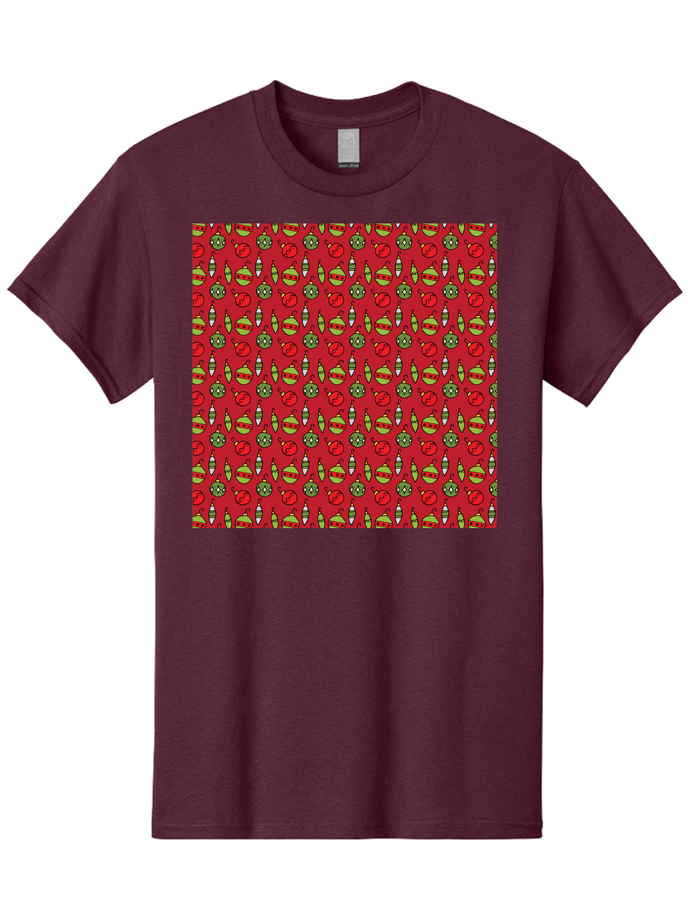 Bombs-Pattern Men'S Graphic Tee, 100% Cotton, Comfortable Casual Summer Wear, Machine Washable, Bombs And Emoji, Cartoon Graphics, War Symbols, Red Background, Green And Red Colors, Cute Illustrations, Funny Patterns, Danger Signs, - Aaa770
