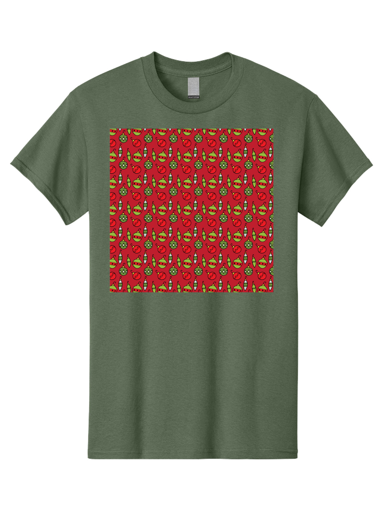 Bombs-Pattern Men'S Graphic Tee, 100% Cotton, Comfortable Casual Summer Wear, Machine Washable, Bombs And Emoji, Cartoon Graphics, War Symbols, Red Background, Green And Red Colors, Cute Illustrations, Funny Patterns, Danger Signs, - Aaa770