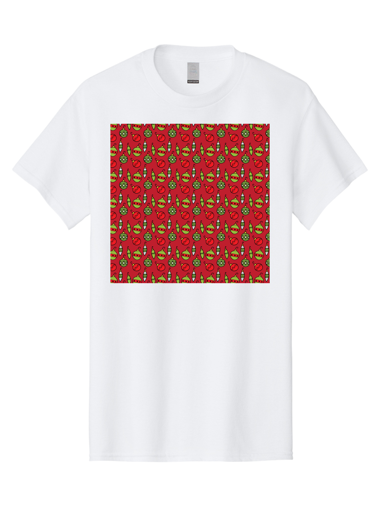 Bombs-Pattern Men'S Graphic Tee, 100% Cotton, Comfortable Casual Summer Wear, Machine Washable, Bombs And Emoji, Cartoon Graphics, War Symbols, Red Background, Green And Red Colors, Cute Illustrations, Funny Patterns, Danger Signs, - Aaa770