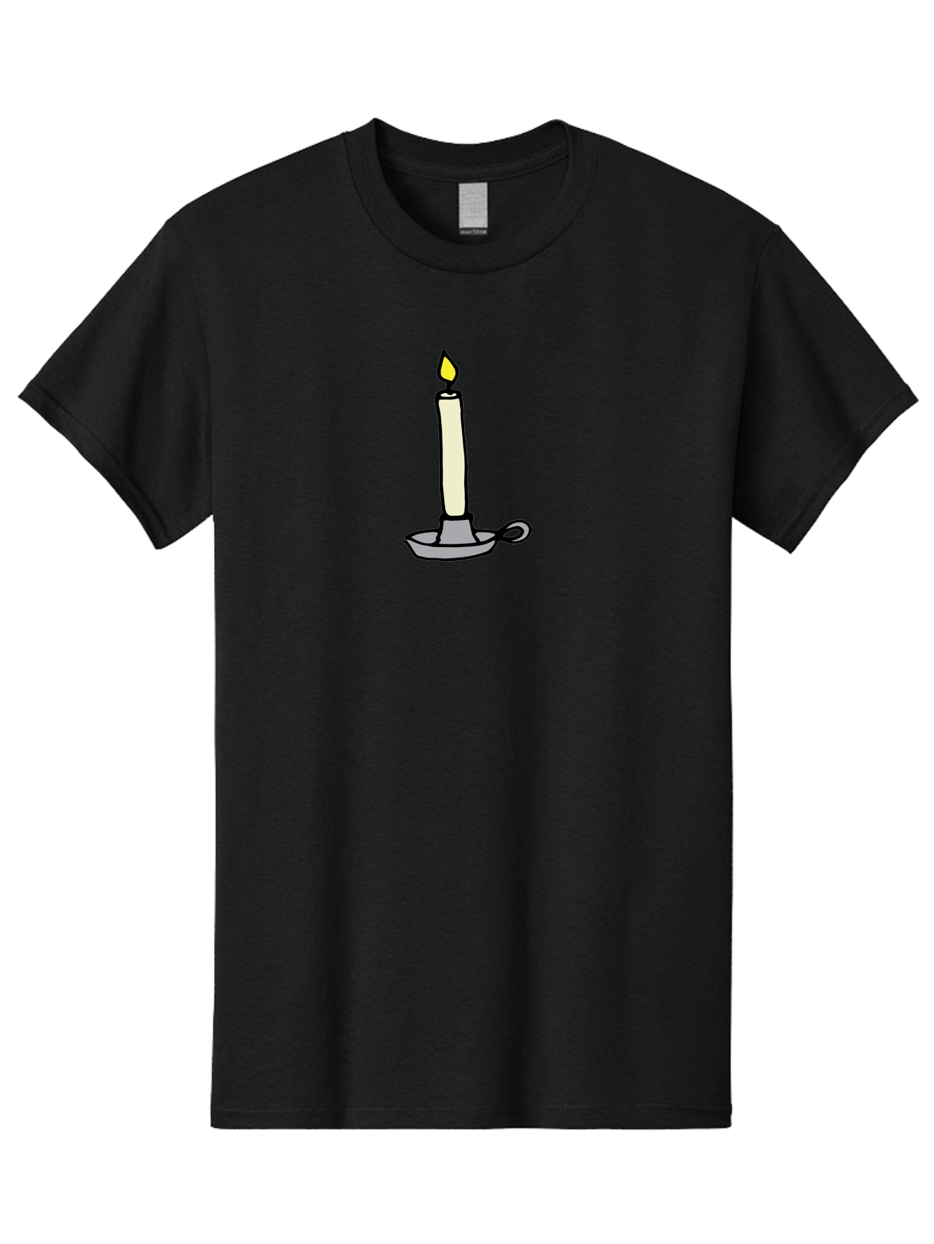 Candle-2 Men'S Graphic Tee, 100% Cotton, Comfortable Casual Summer Wear, Machine Washable, Lit Candle, Candle Holder, Warm Lighting, Relaxing Ambiance, Peaceful Atmosphere, Soft Glow, Serene Moment, Ambiance, Candlelight, Relaxation, - Aaa775